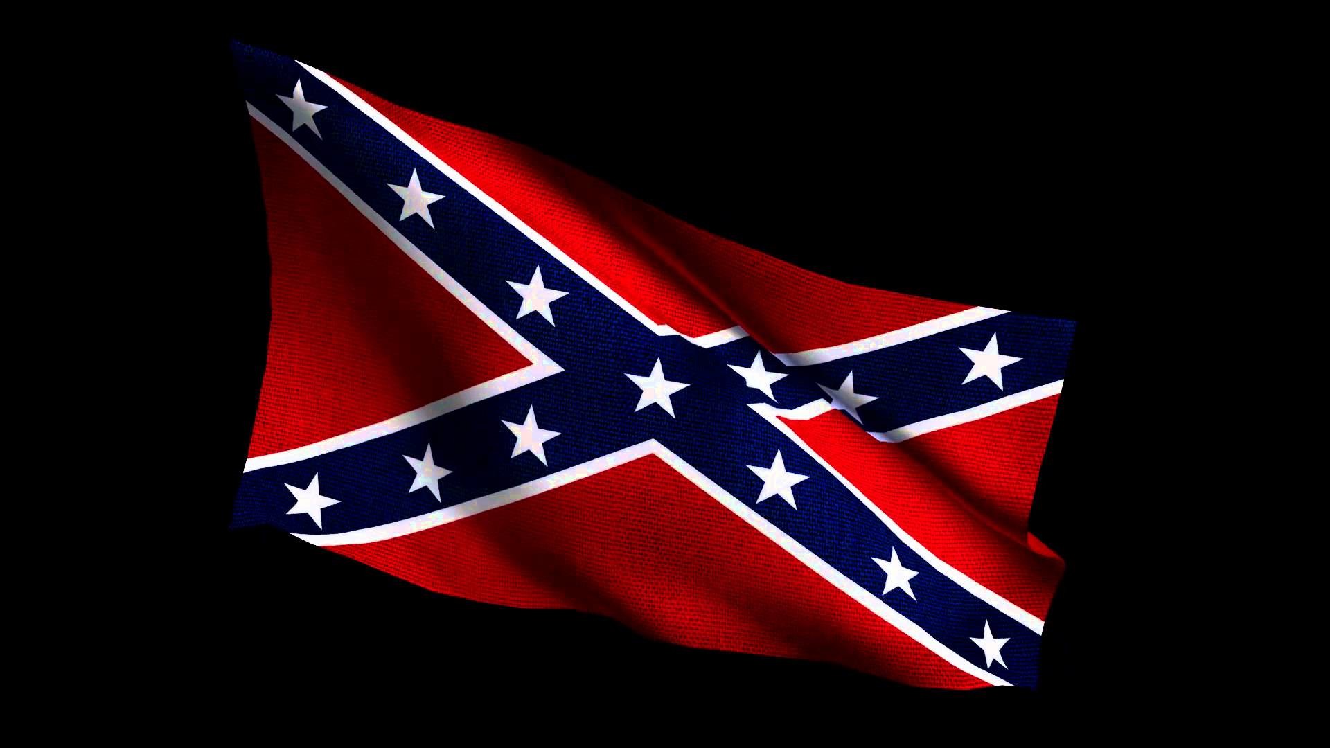 Confederate Flag waving 1920x1080p – YouTube