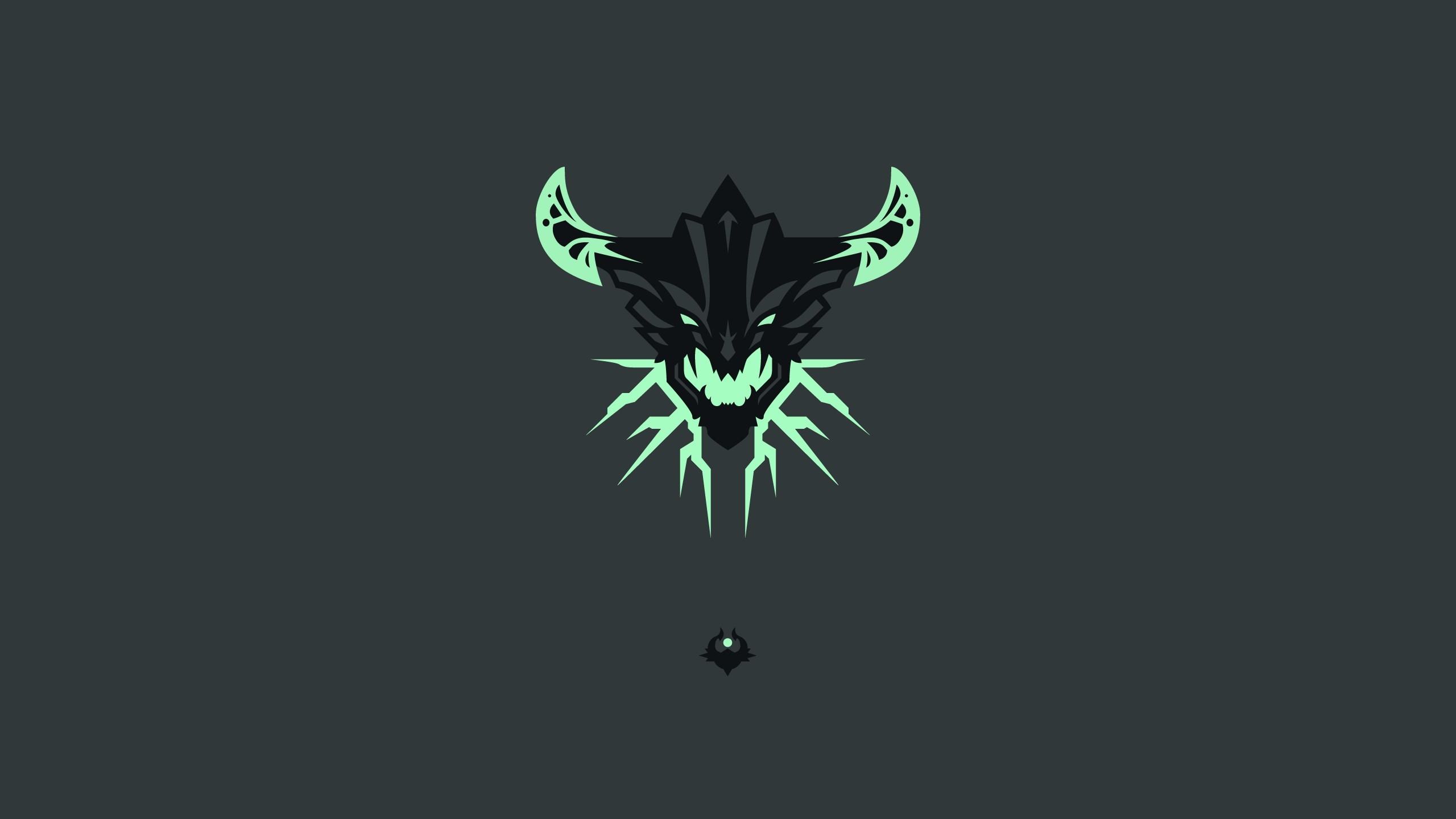 Simplistic simple background dota 2 outworld devourer wallpaper