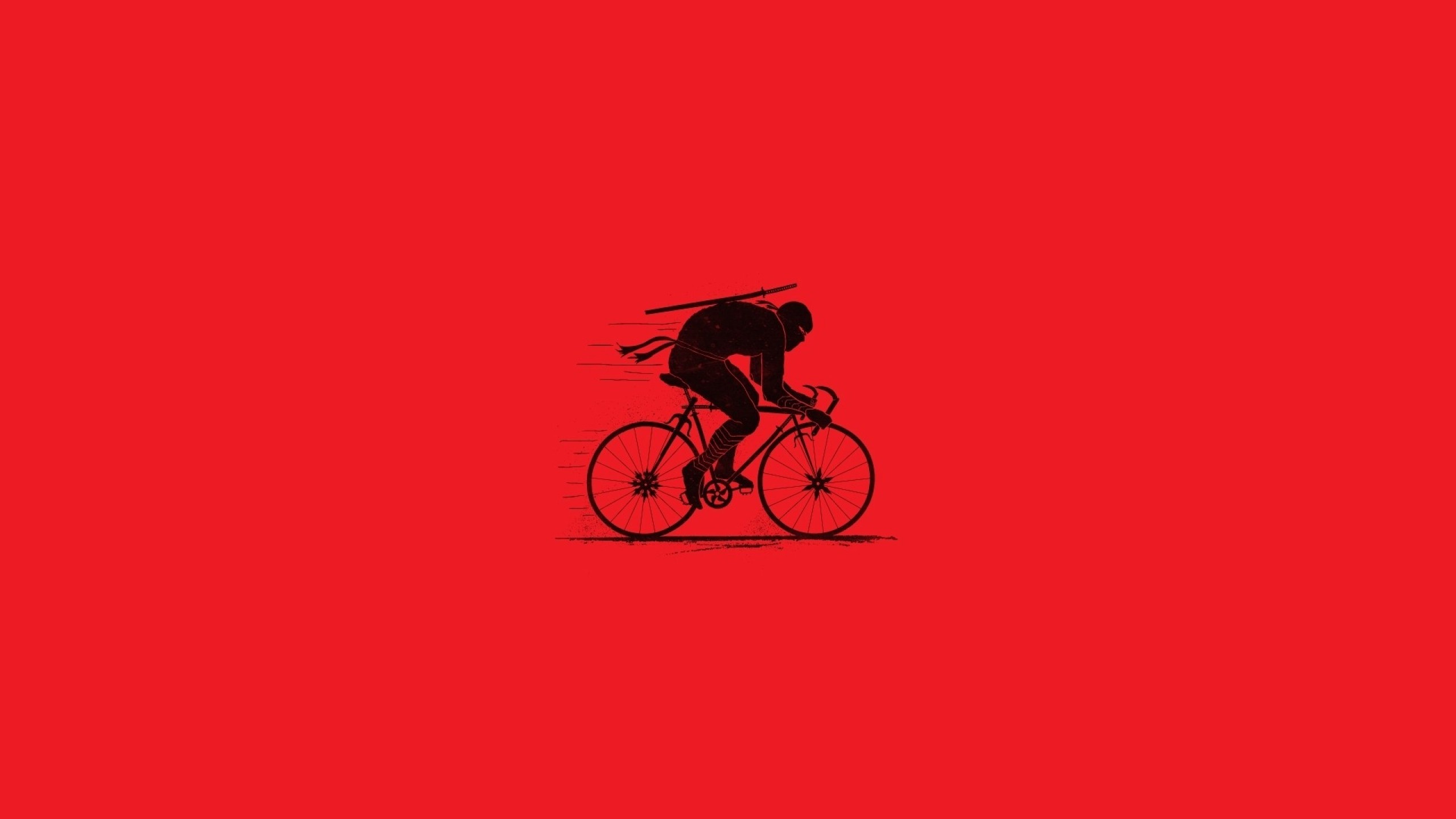 Ninja rider on bike high definition