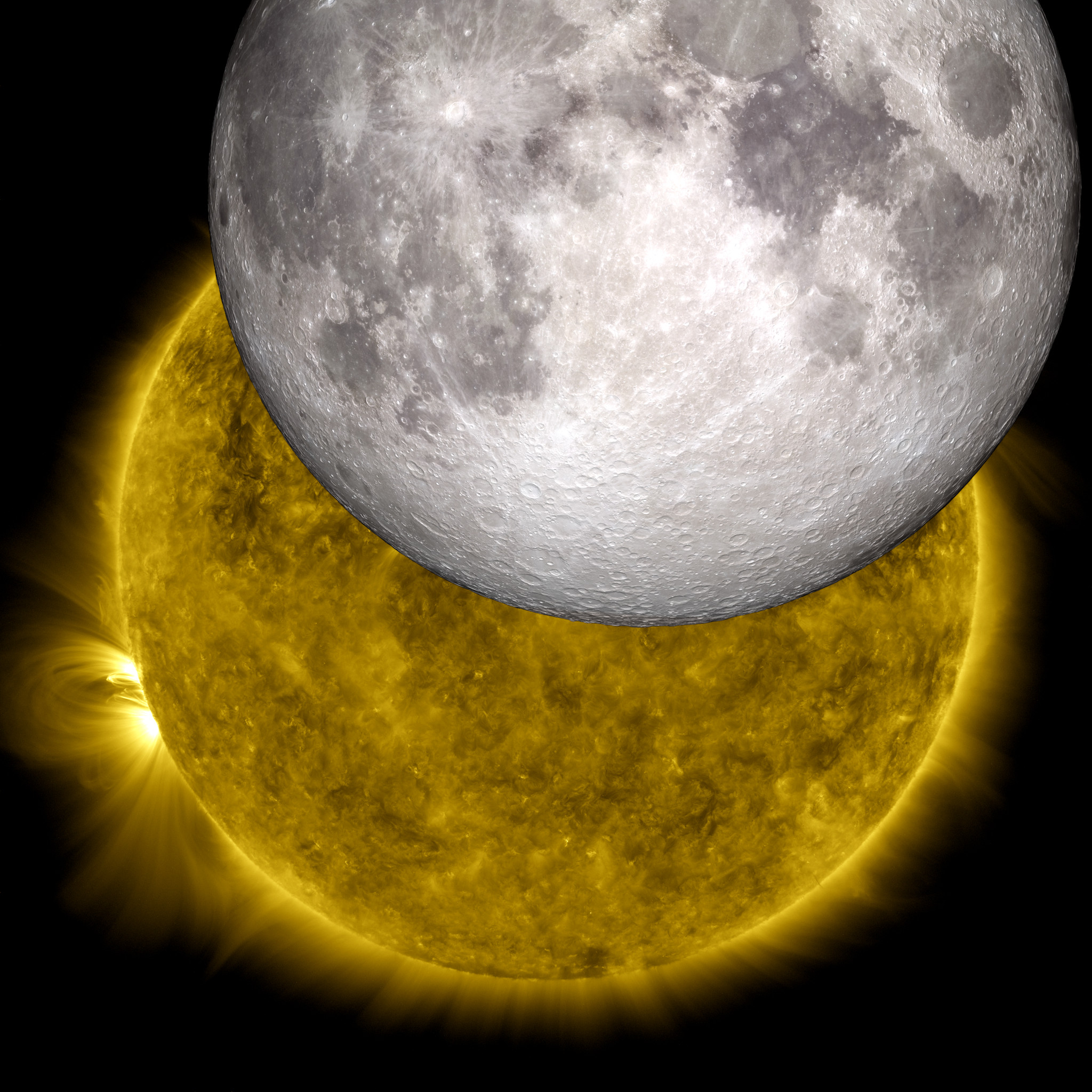 A Long Lunar Transit for SDO Jan. 30, 2014
