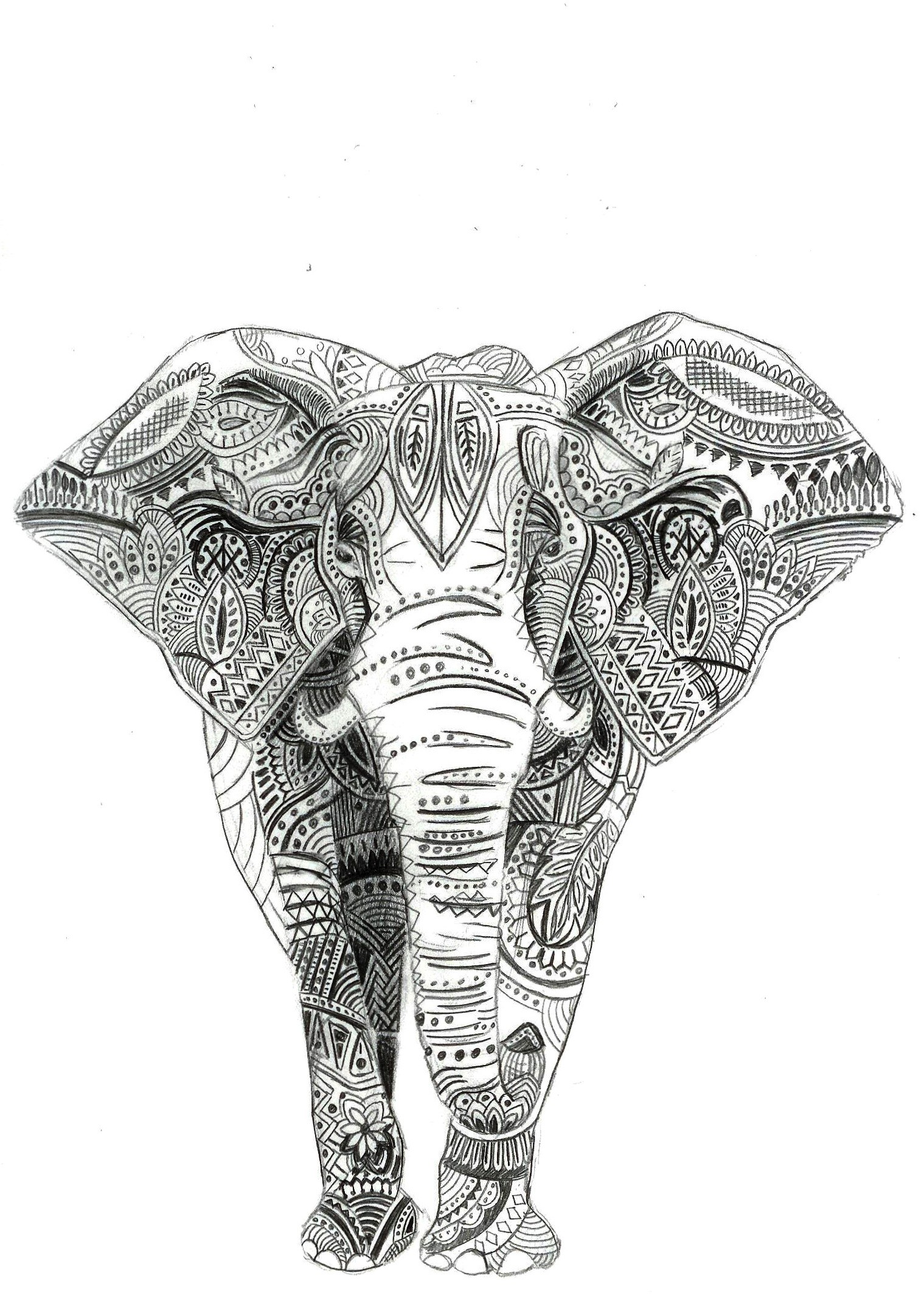 indian elephant tattoo – Google Search