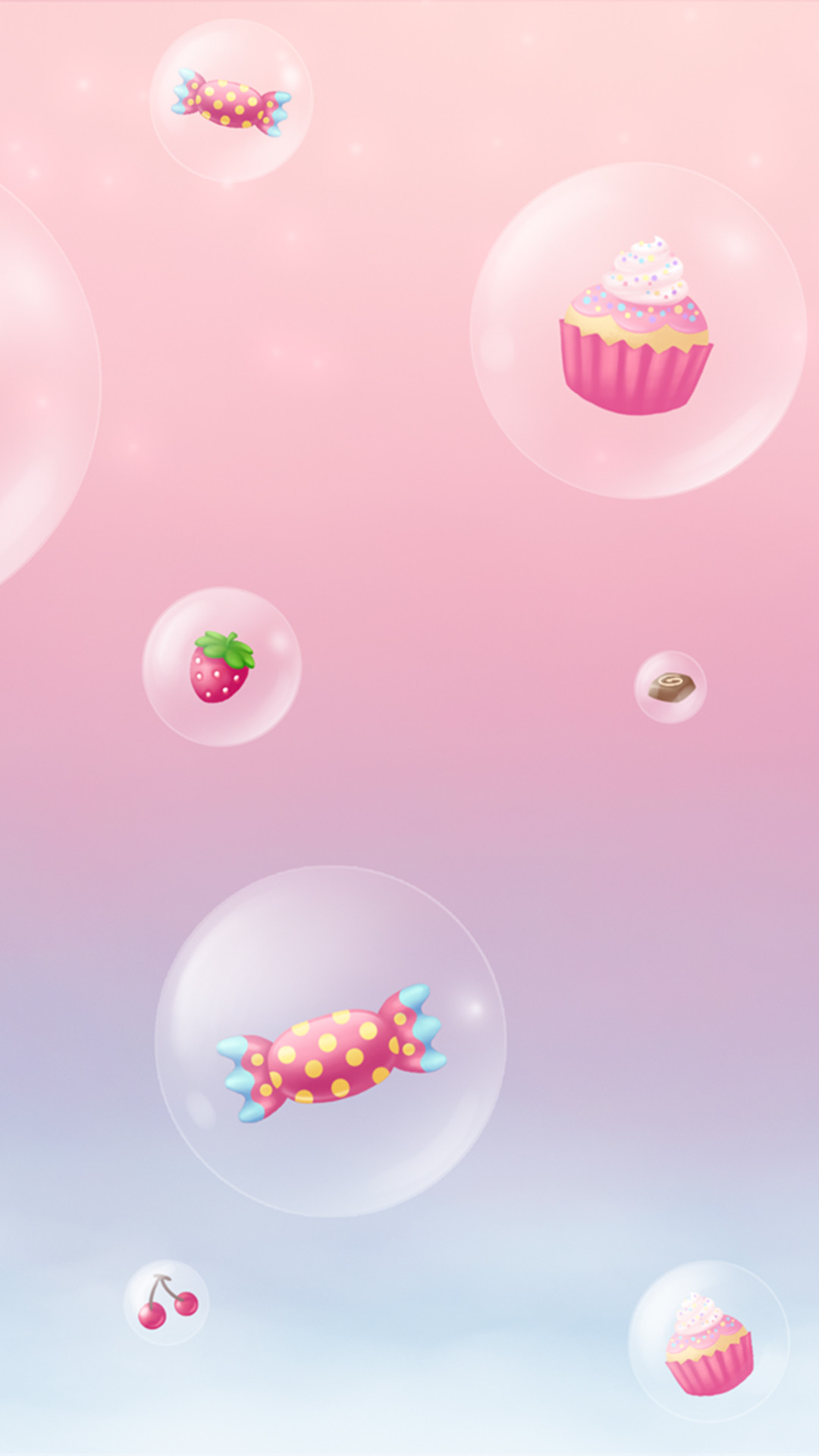 Girly cute iPhone6s wallpaper cupcakes