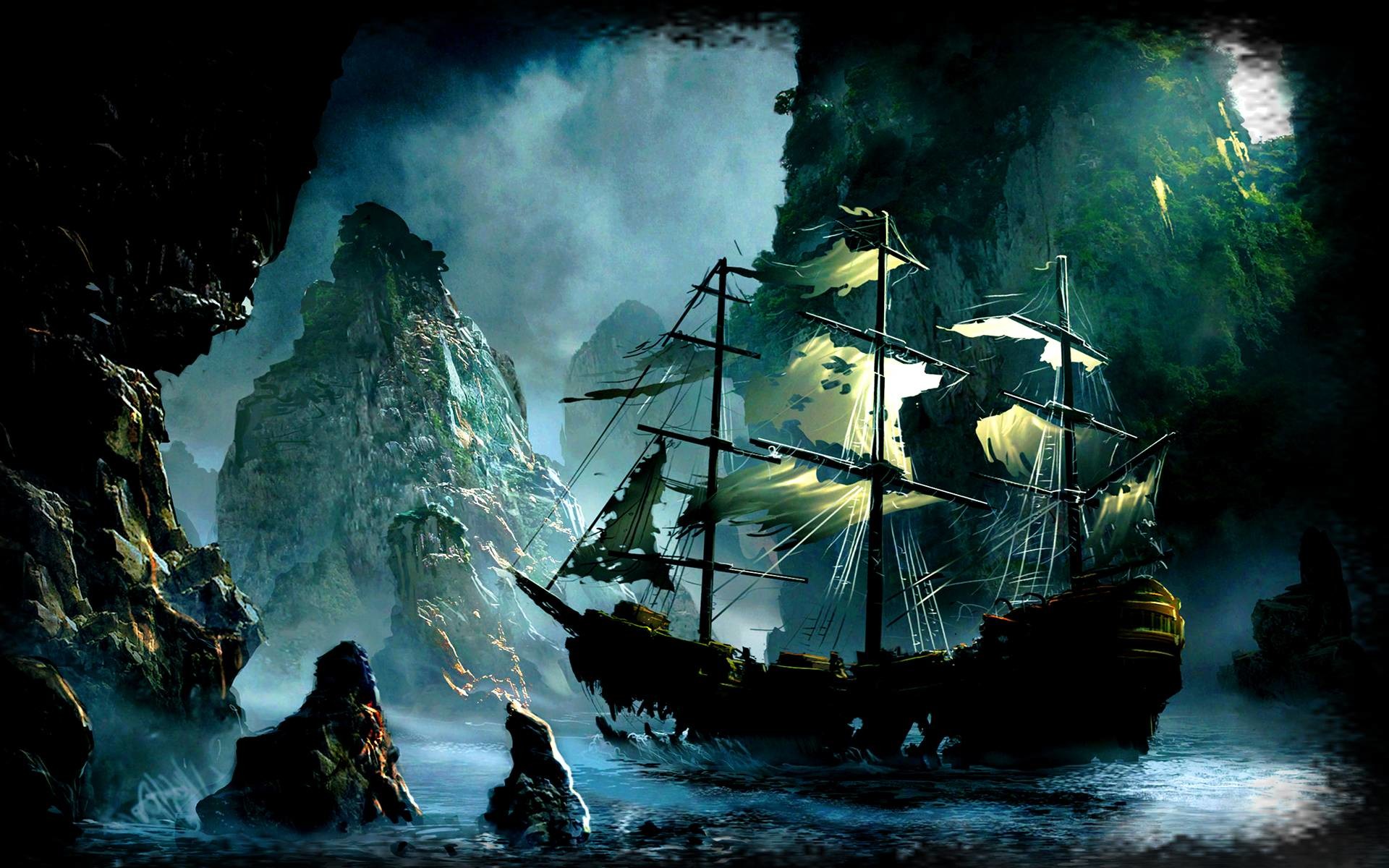 Wallpapers For Pirate Ghost Ship Wallpaper