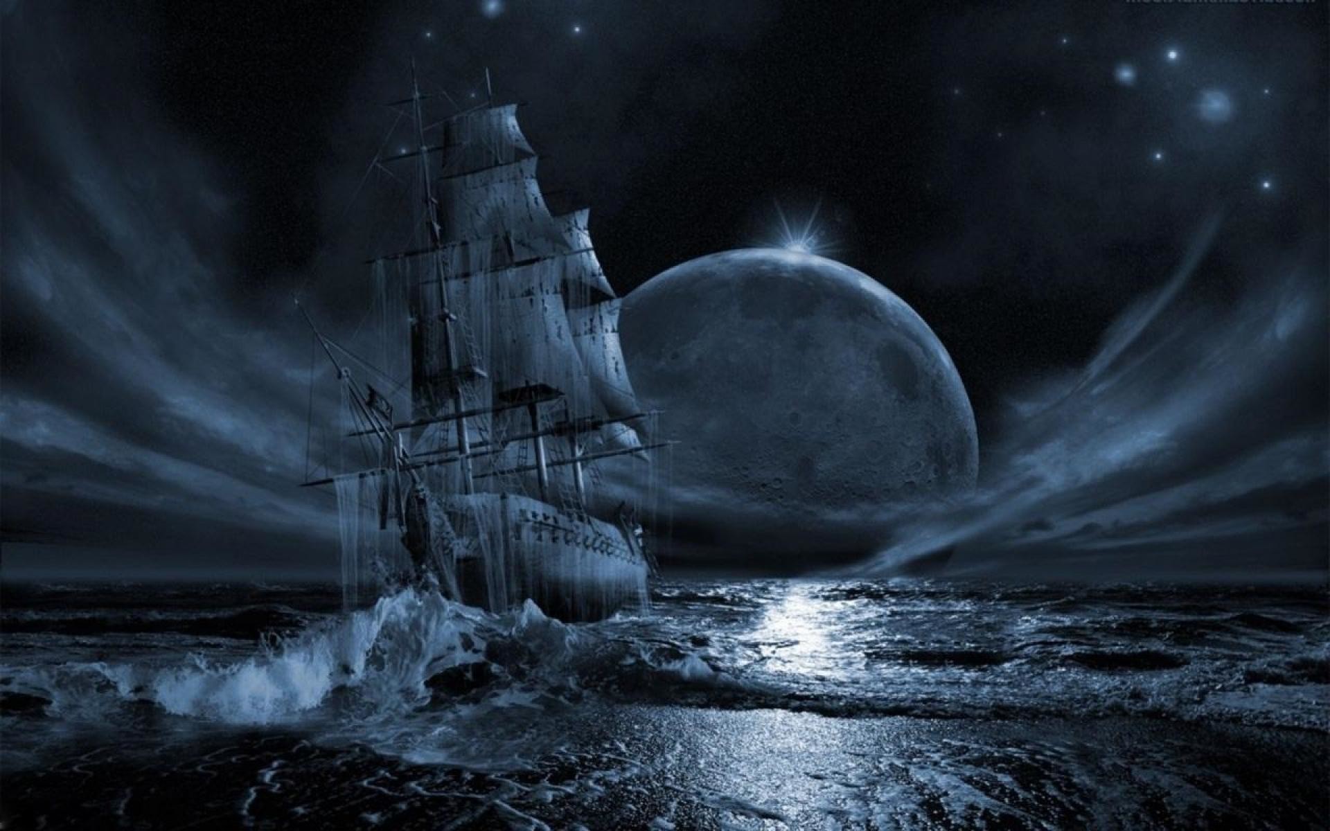 Ghost Pirate Ship Wallpapers High Quality Resolution