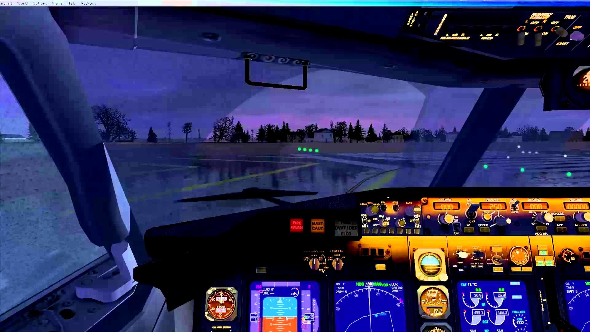 FSX Default Boeing 737 800 Cockpit Update Test Video