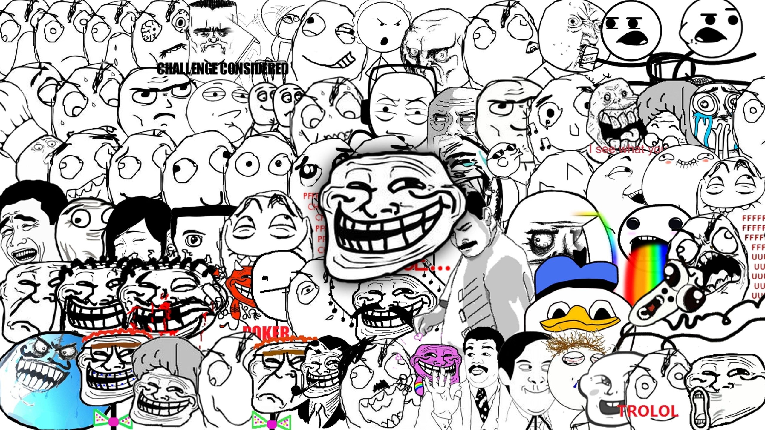 trollface faces me gusta poker face trololo troll memes trolol 1920 × 1080 wallpaper...