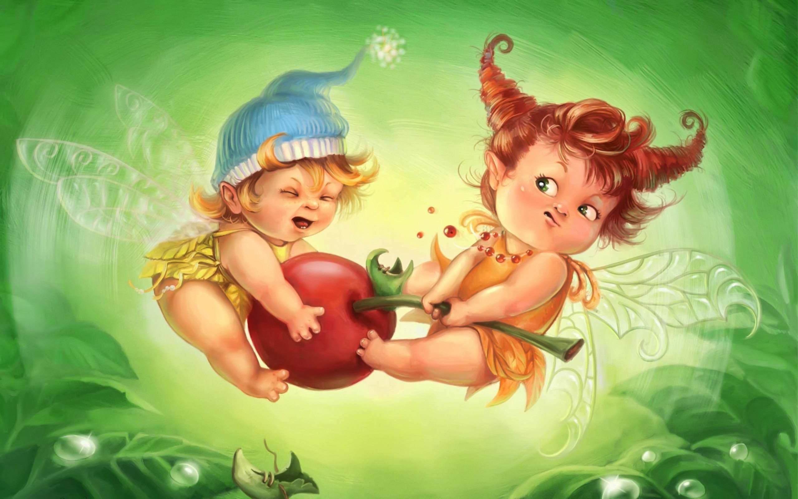 Description Free Download Cute baby angels Wallpaper in