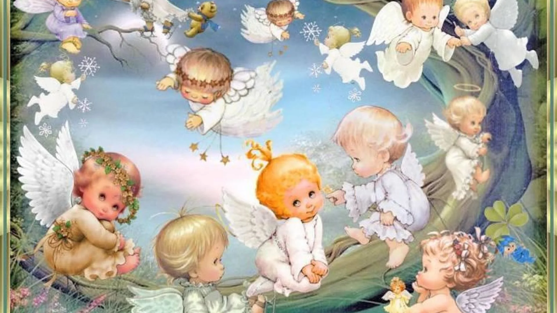 High quality images collection of baby angels alfons gircke
