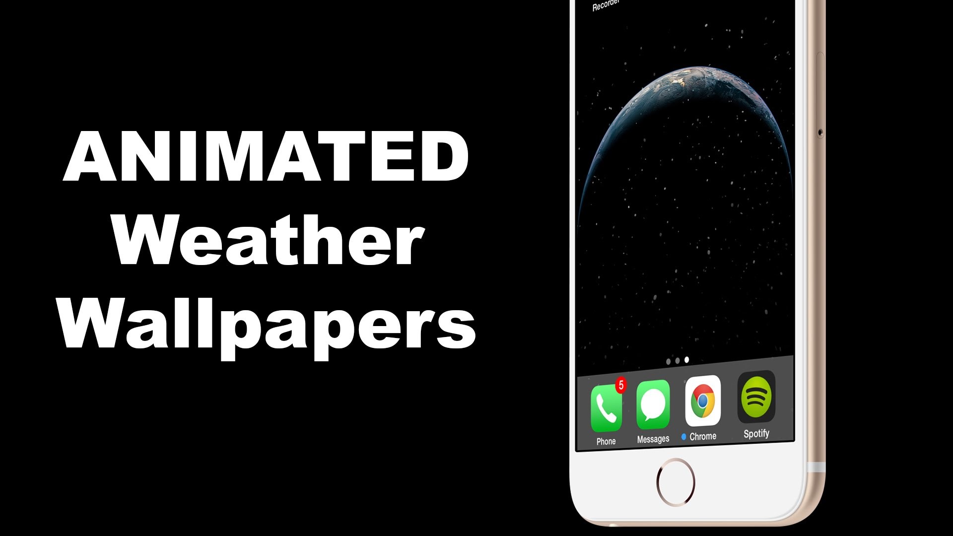 How To Add Changing ANIMATED Weather Wallpapers for iOS 8 and iOS 8.1 – YouTube