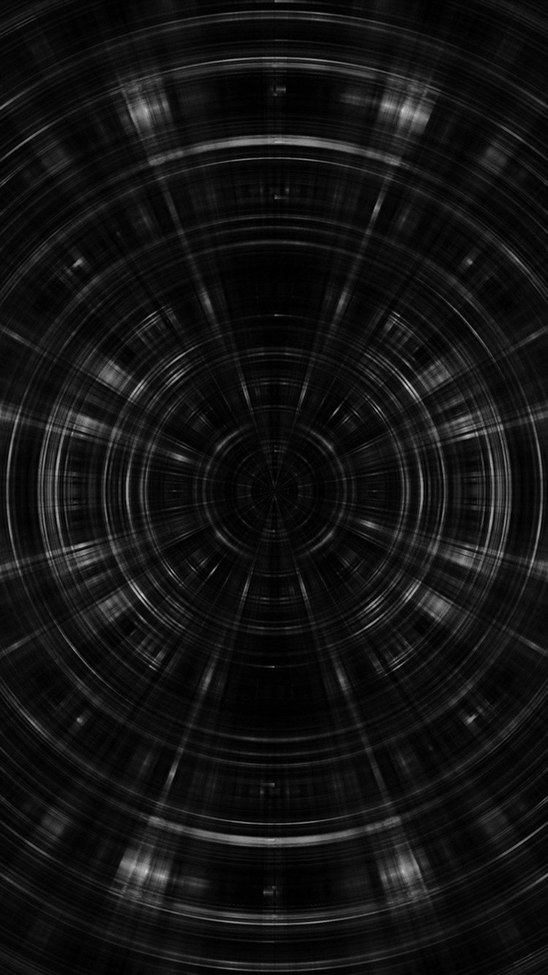 Psychic Circle Abstract Dark Pattern Bw #iPhone #wallpaper