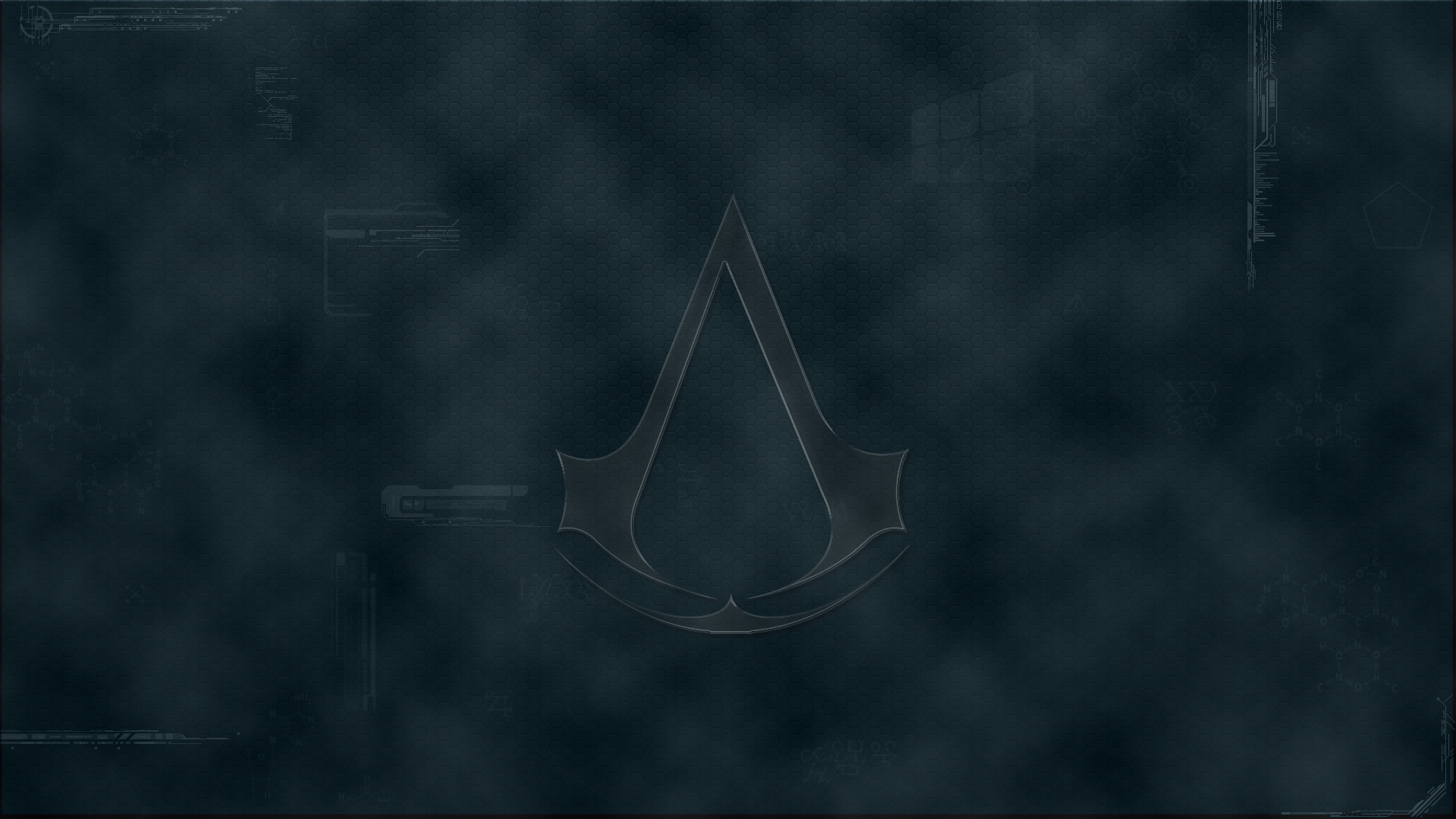 Assassins Creed blue Animus Widescreen version by Eragon2589