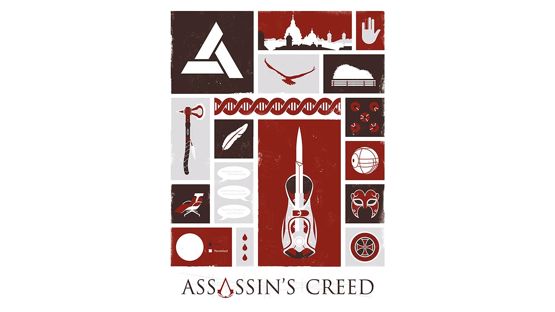 Video games Assassins Creed Ubisoft Animus fan art Desmond Miles wallpaper