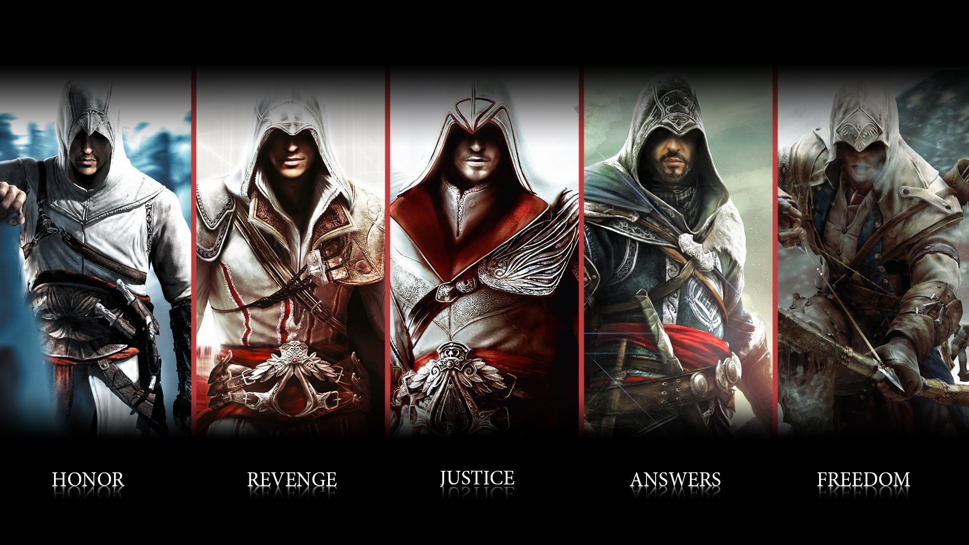 Assassins creed Ezio connor Altair ubisoft animus assassin blade weapon warrior wallpaper 75143 WallpaperUP