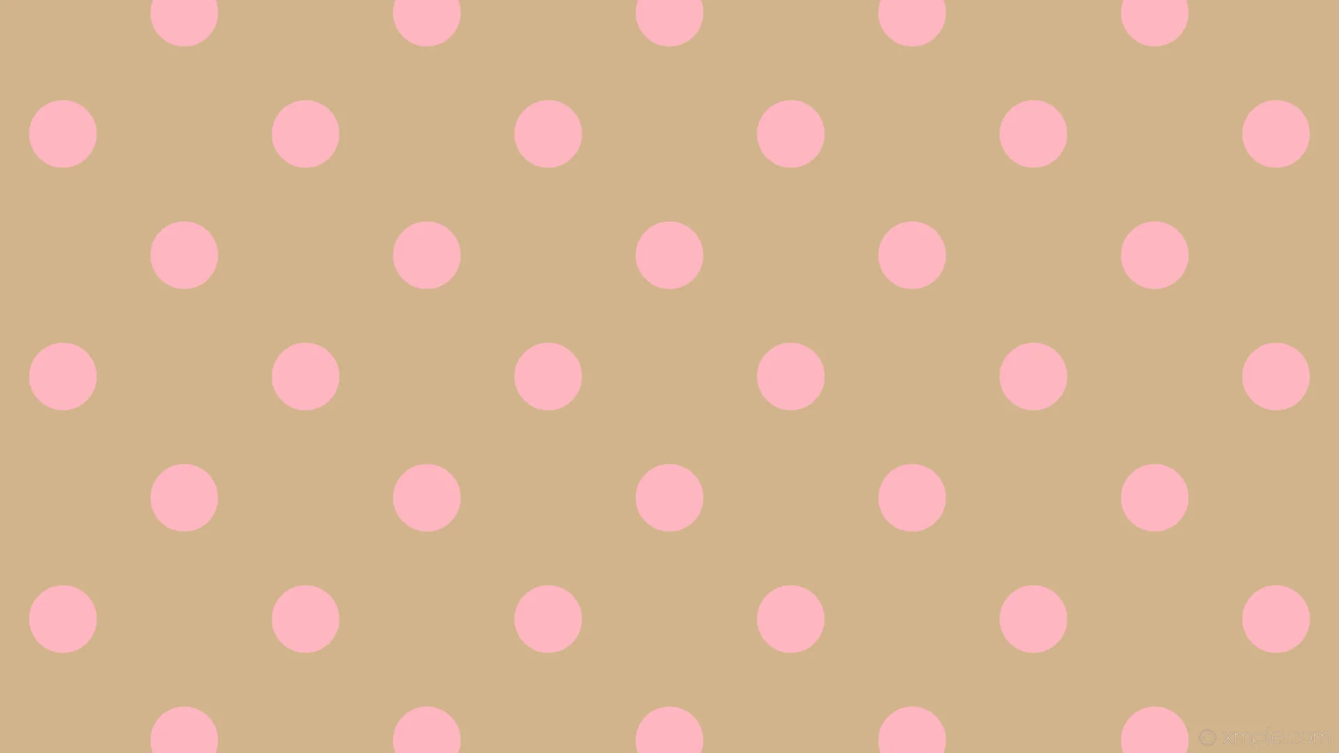 Wallpaper pink dots brown polka spots tan light pink #d2b48c #ffb6c1 315 97px