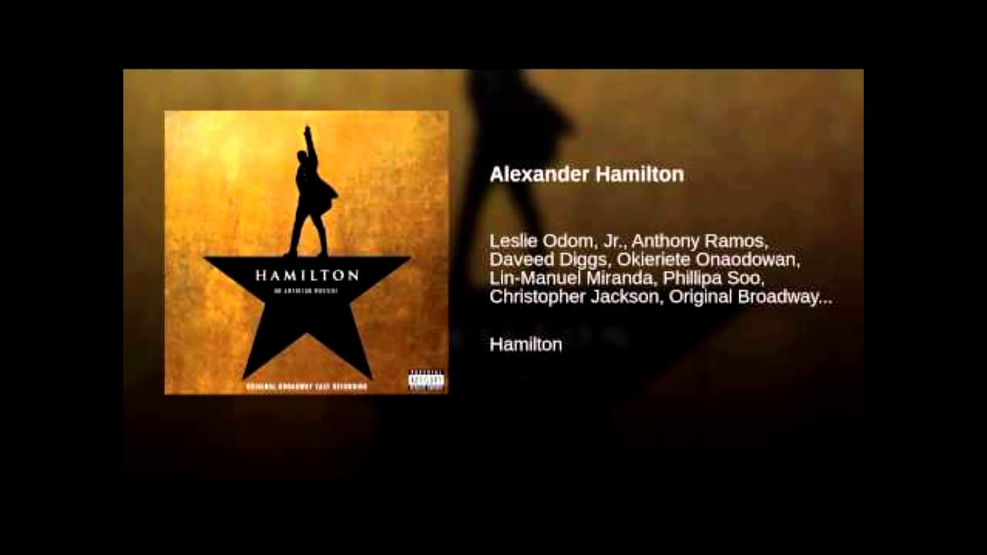 Alexander Hamilton Original cast recording