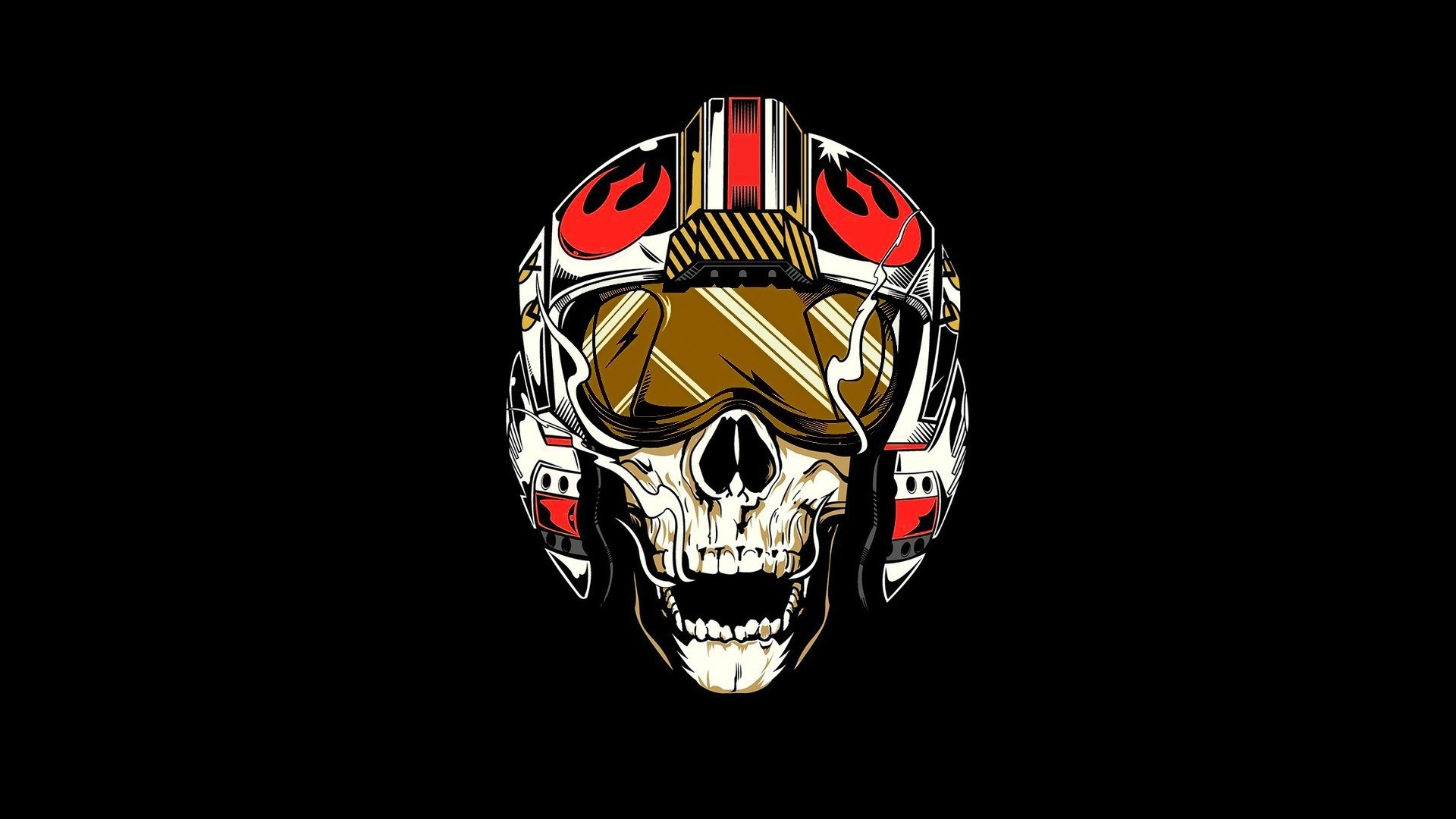 Star Wars, Rebel Alliance, Pilot, Skull Wallpapers HD / Desktop