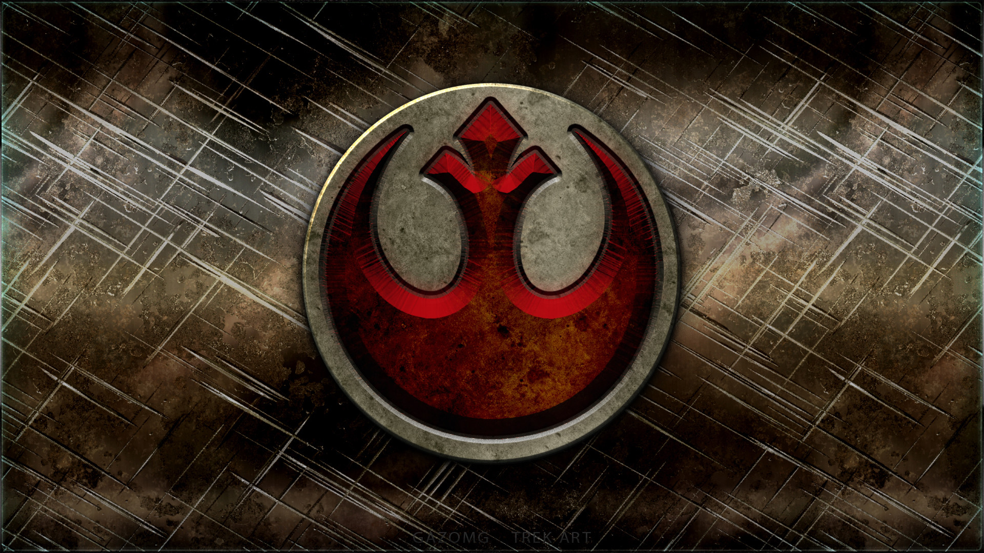 Star Wars Rebel Alliance Logo by gazomg