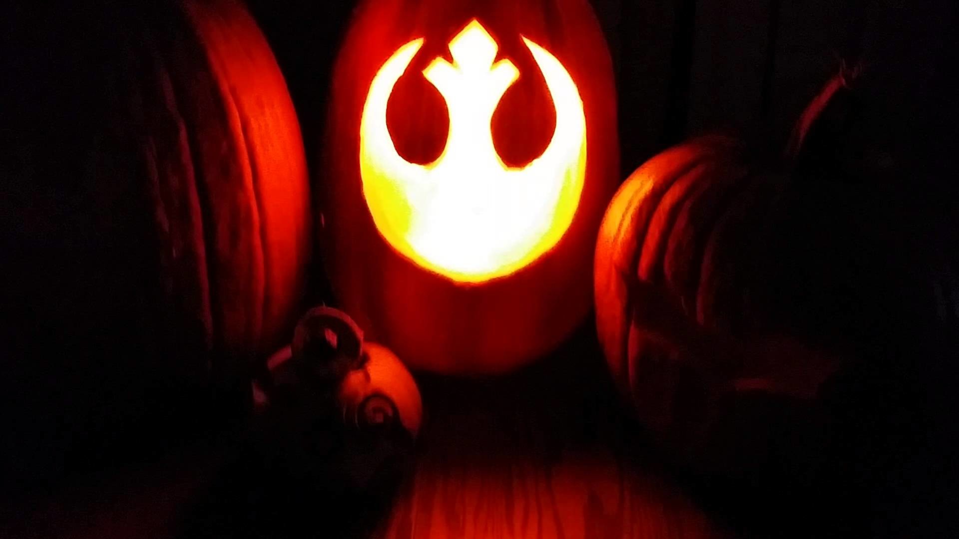 Rebel alliance pumpkin