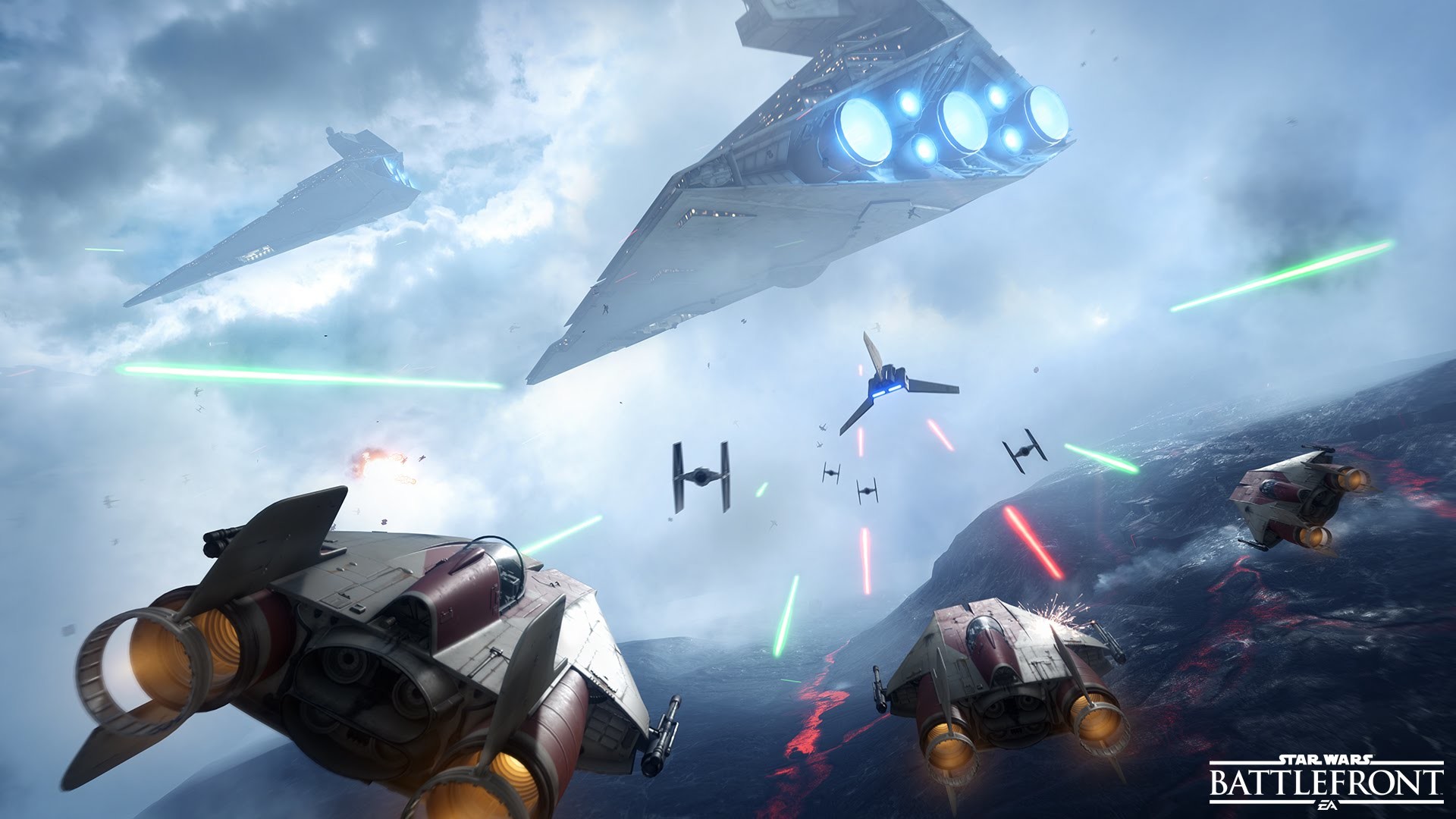Star Wars Battlefront – Fighter Squadron – Rebel Alliance Gameplay
