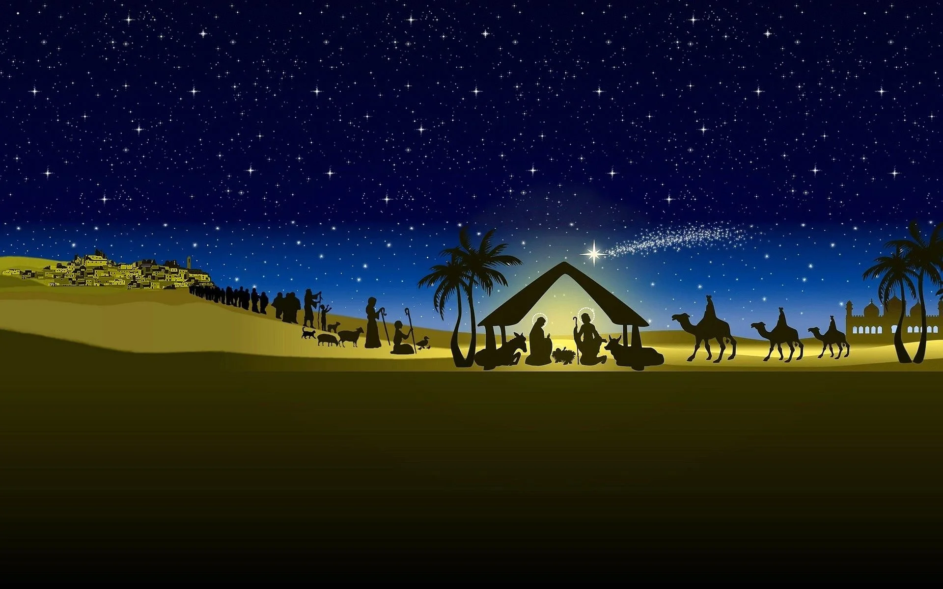 Christmas nativity background images nativity vector hd wallpaper