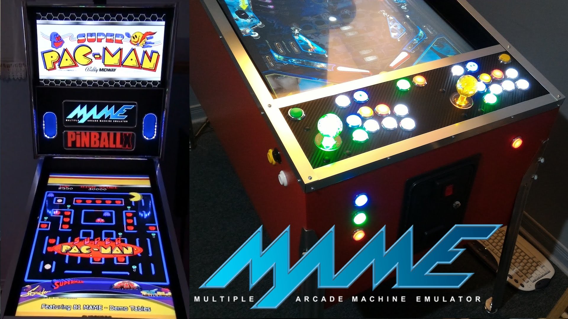 MAME Arcade Games Pinball cabinet AWESOME Pinball X PinKadia