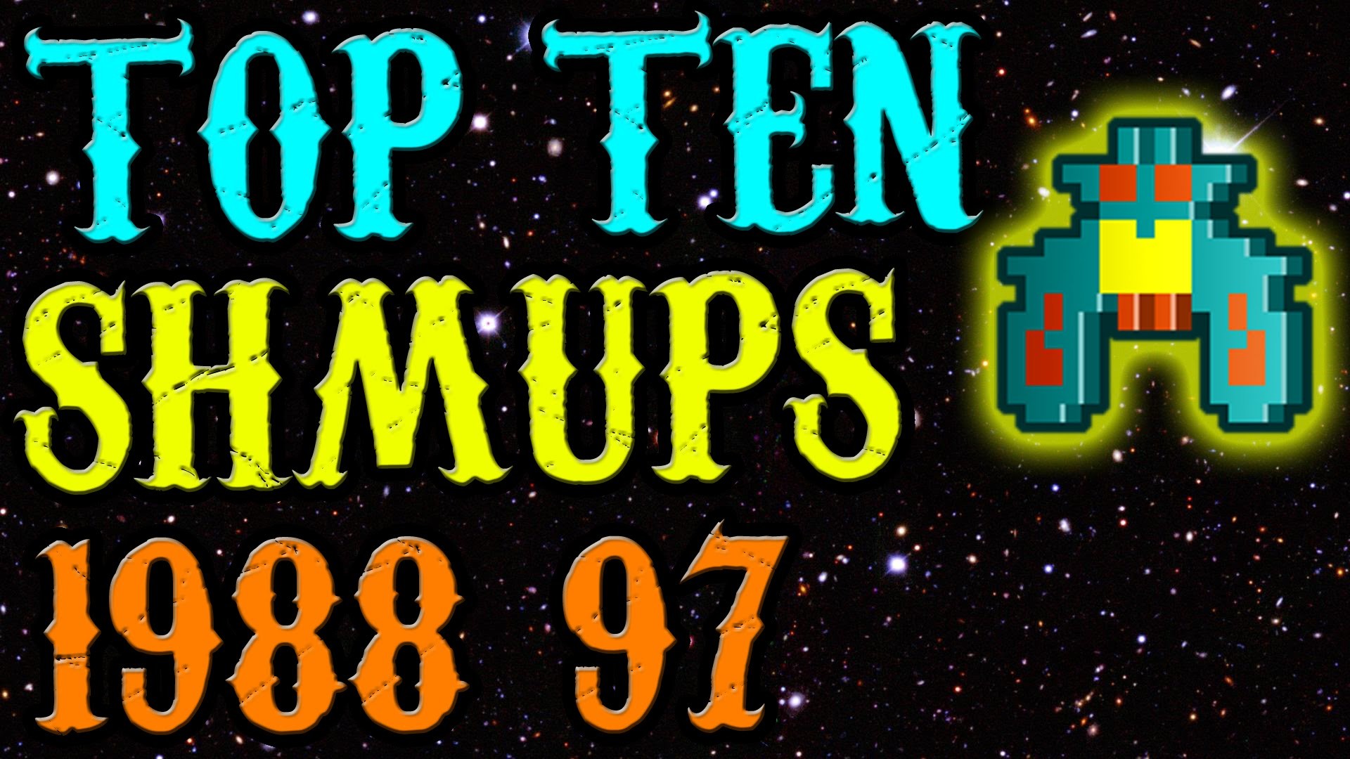 Top 10 MAME Arcade Shmups 1988 1997. One Game Per Year 1080p / 60fps / NC – YouTube