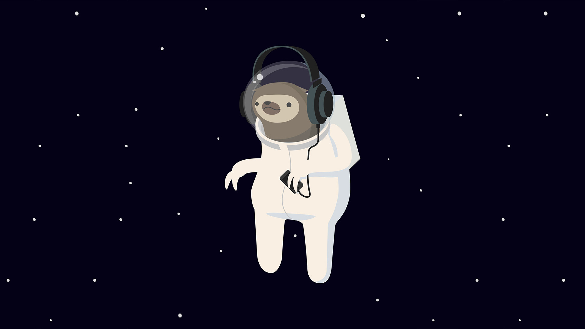 Decided to create a wallpaper of the original sloth 1920×1080