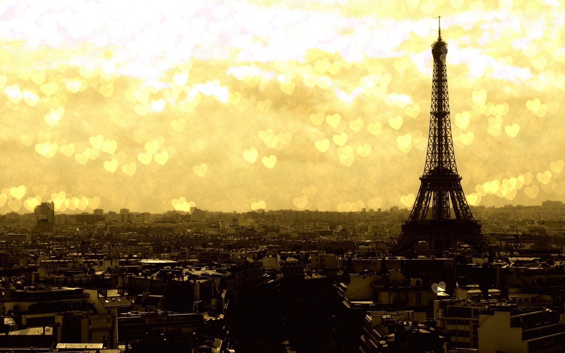 Paris Eiffel Tower With Purple And Gray Cloudy Sky Background HD Travel  Wallpapers | HD Wallpapers | ID #43983
