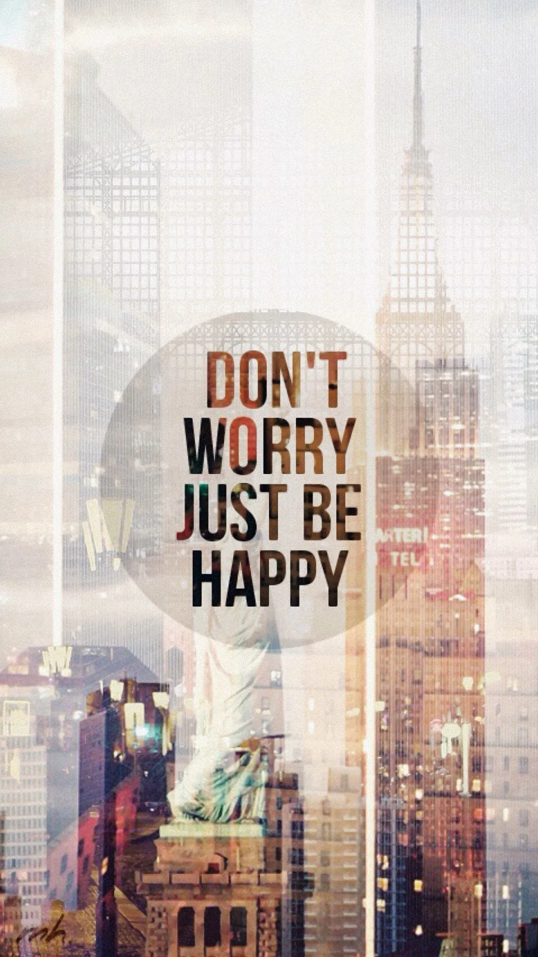 Tap image for more quote wallpapers Just Be Happy – mobile9 iPhone 6