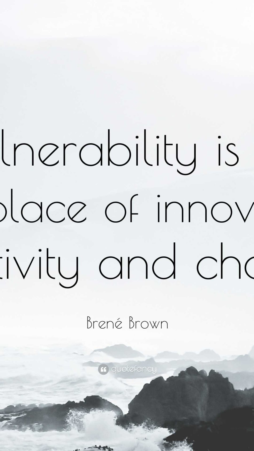 Inspirational quote wallpaper brene brown