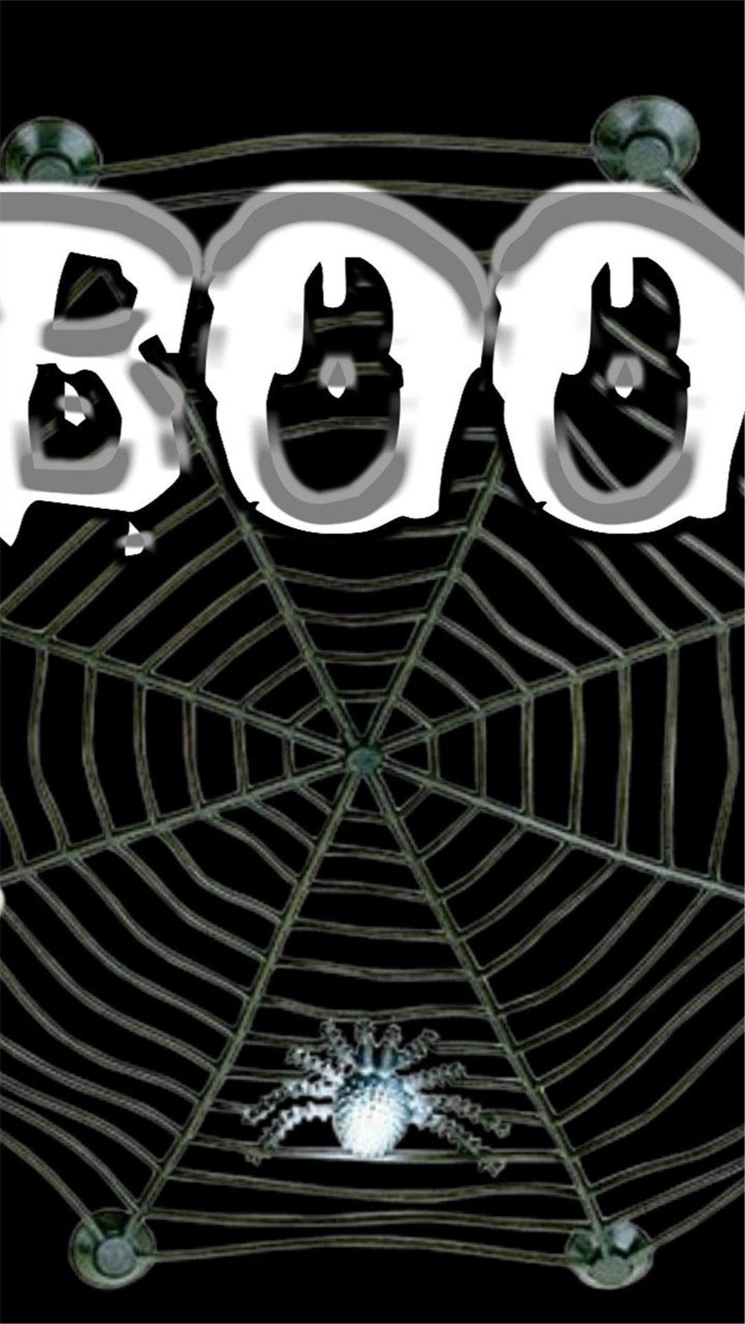 Boo iPhone 6 plus wallpapers for 2014 Halloween – spider web #iphone # wallpaper