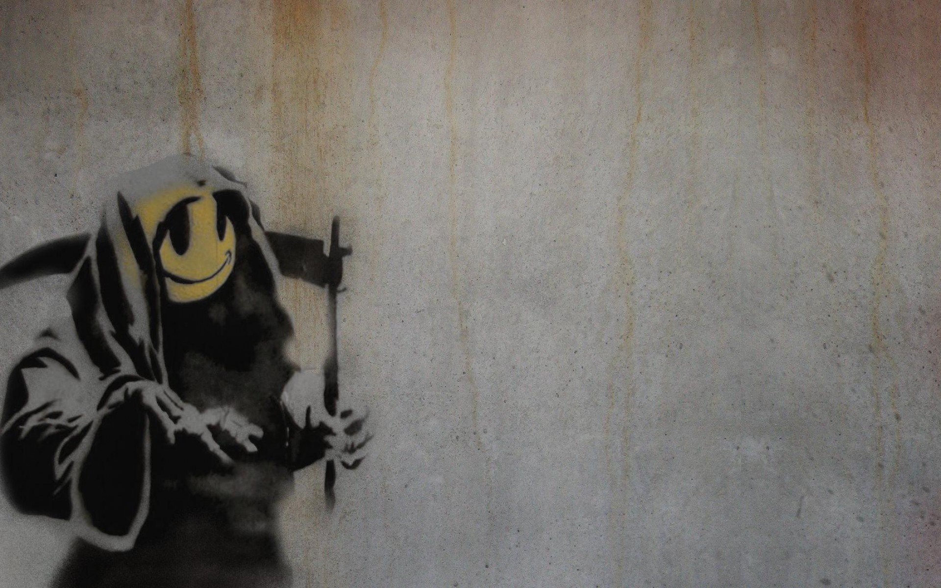 Banksy Smiley Grim Reaper