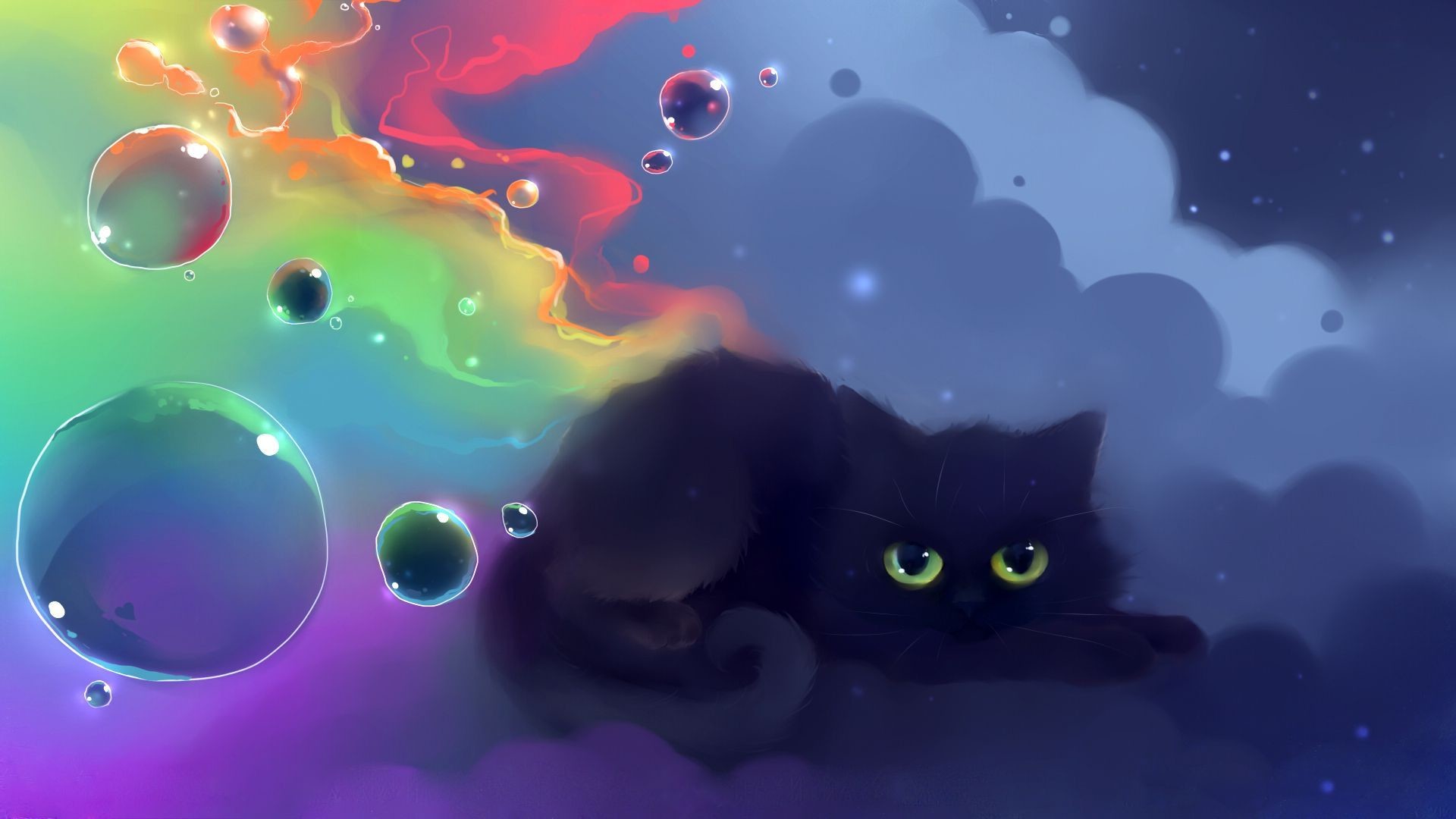 Cute Black Cat Wallpaper – HVGJ