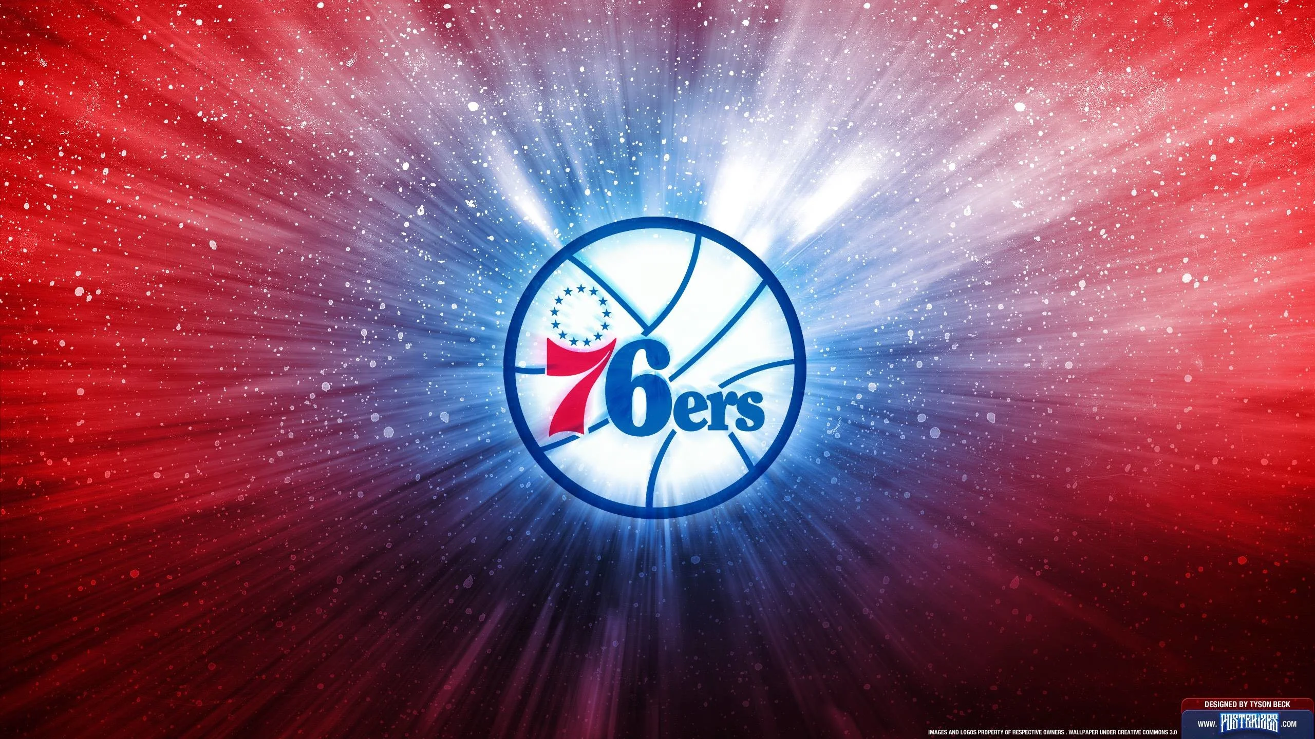Philadelphia 76ers Logo Wallpaper Posterizes NBA Wallpapers