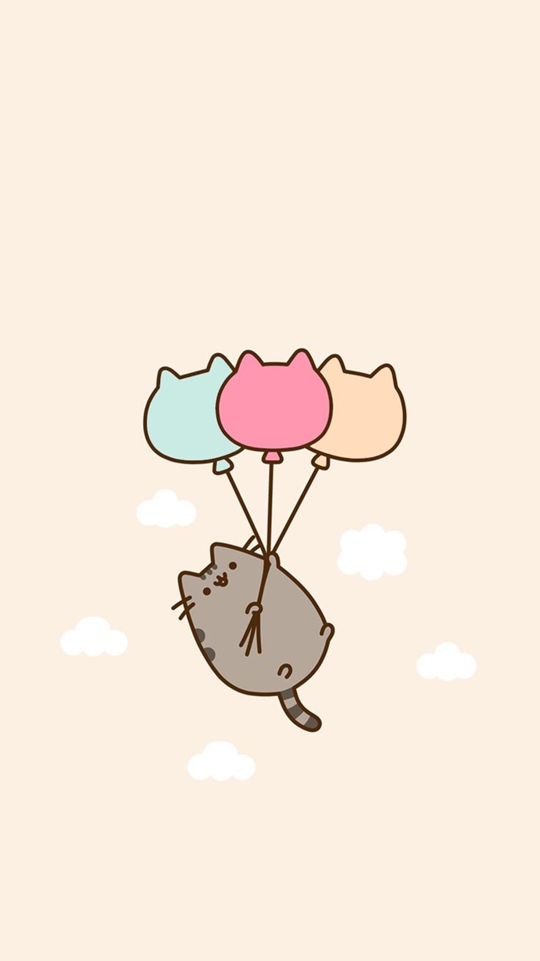 Pusheen the cat ballons / We Heart It on imgfave
