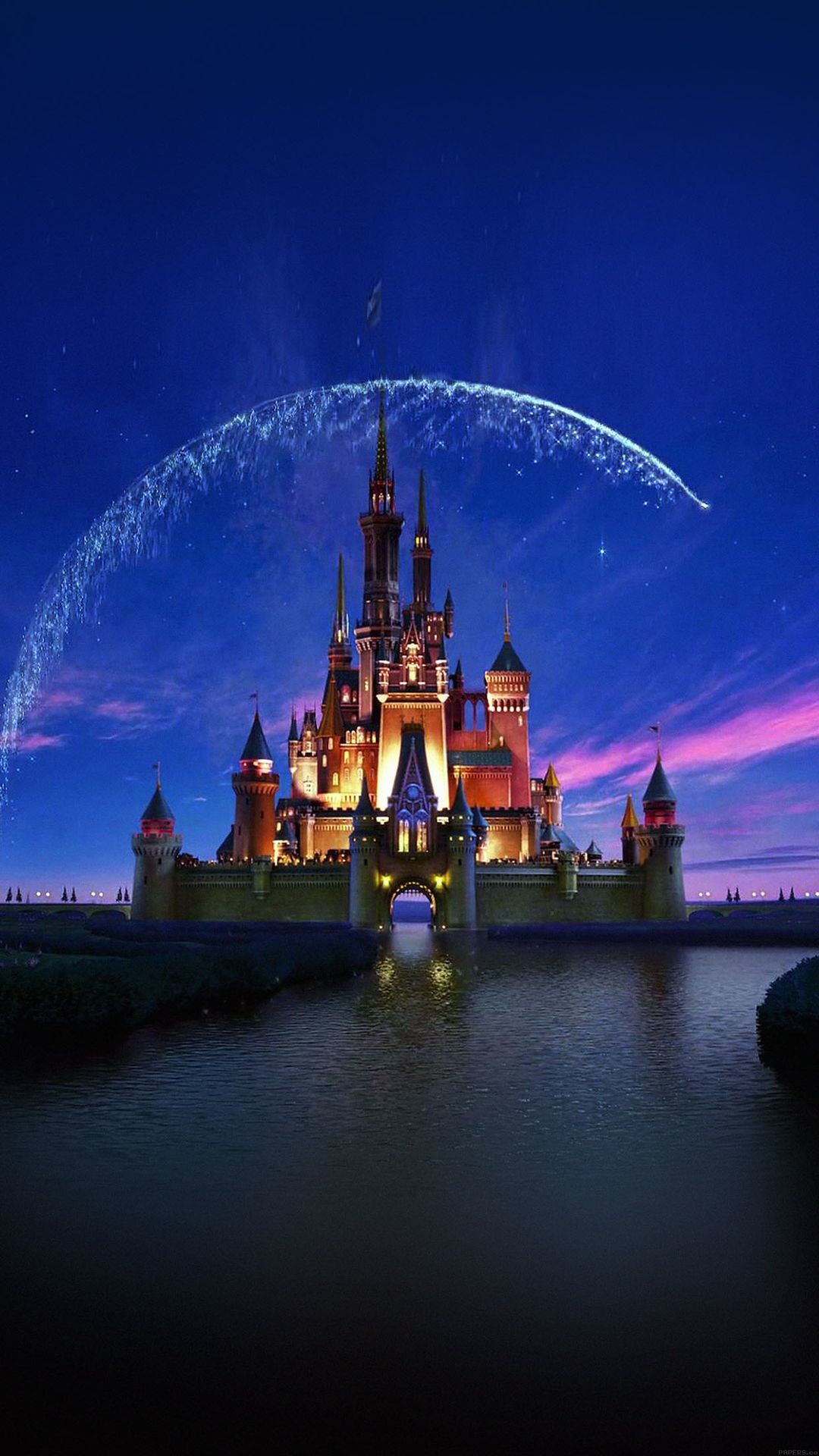 Tap image for more iPhone Disney wallpaper Disney castle artwork – mobile9 Wallpapers