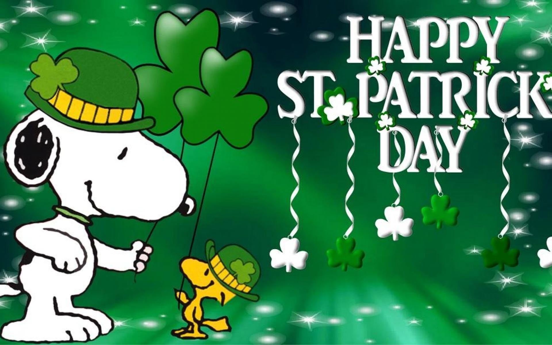 Snoopy St Patricks Day