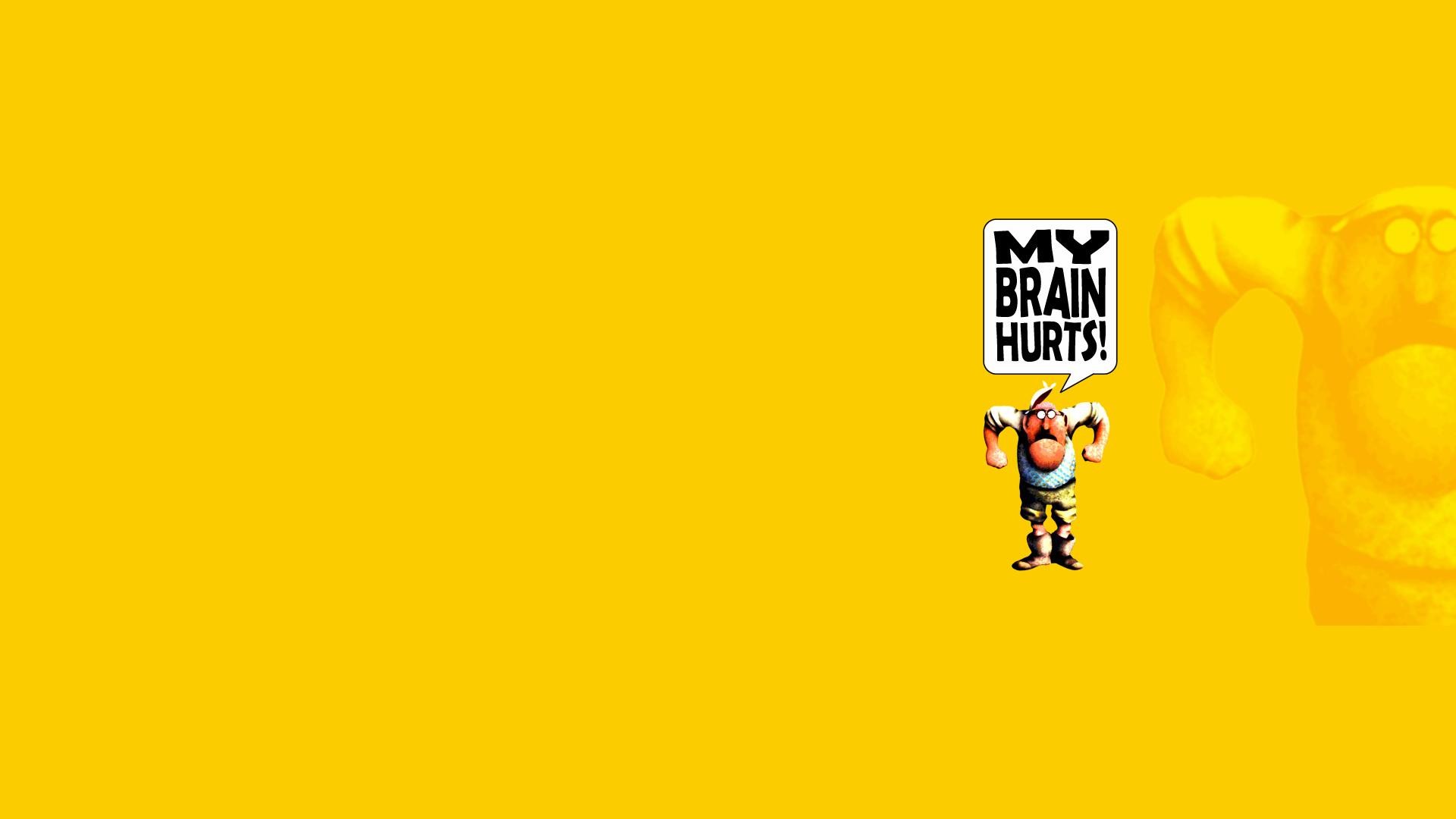 Monty Python Yellow cartoon humor movies text wallpaper