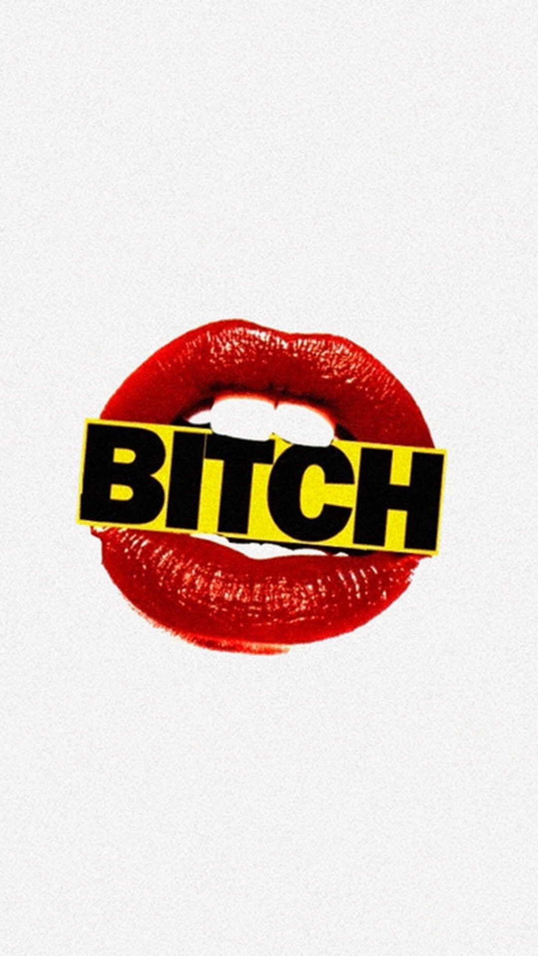 Bitch Lips Sign #wallpaper