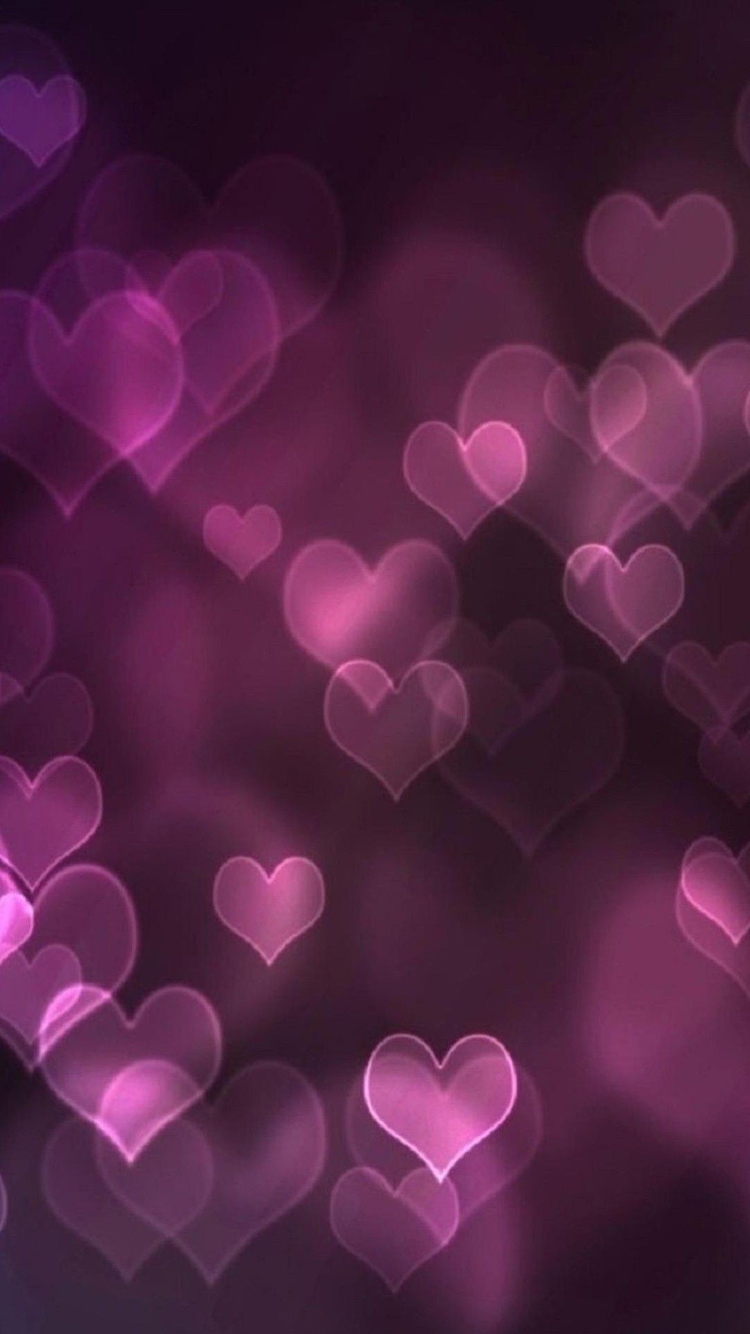 Purple heart girly pink iphone 6 plus 1080×1920