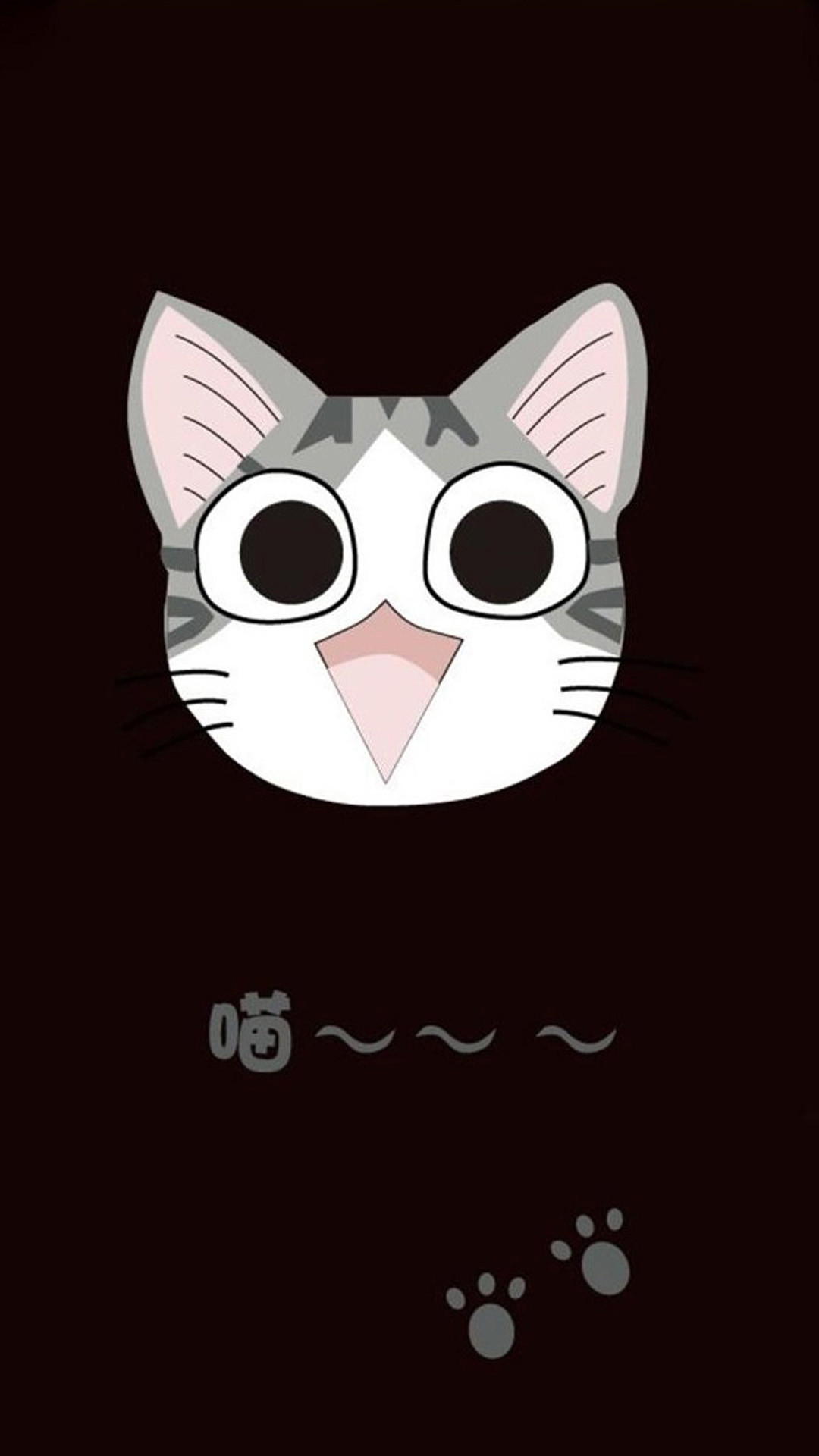 Cute cat cartoon 06 Galaxy S5 Wallpapers