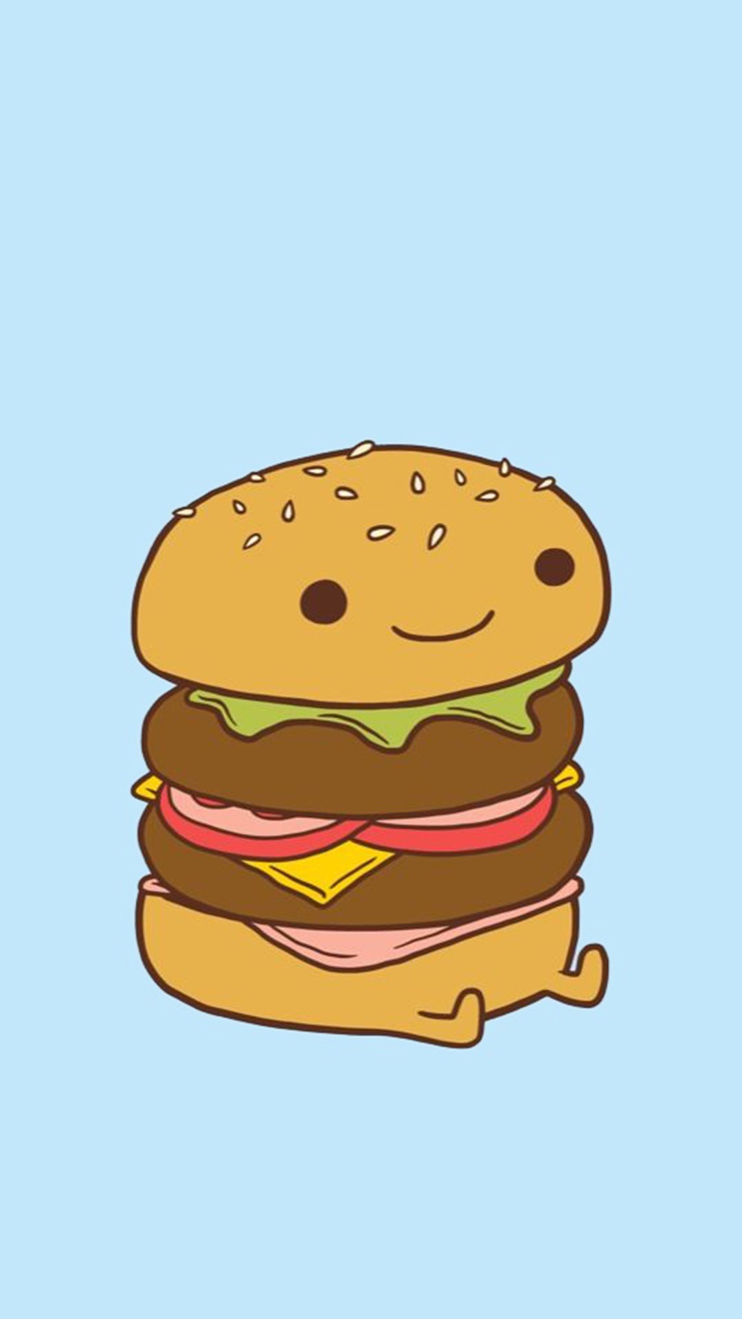 Da burger Cute Food DrawingsCute Cartoon