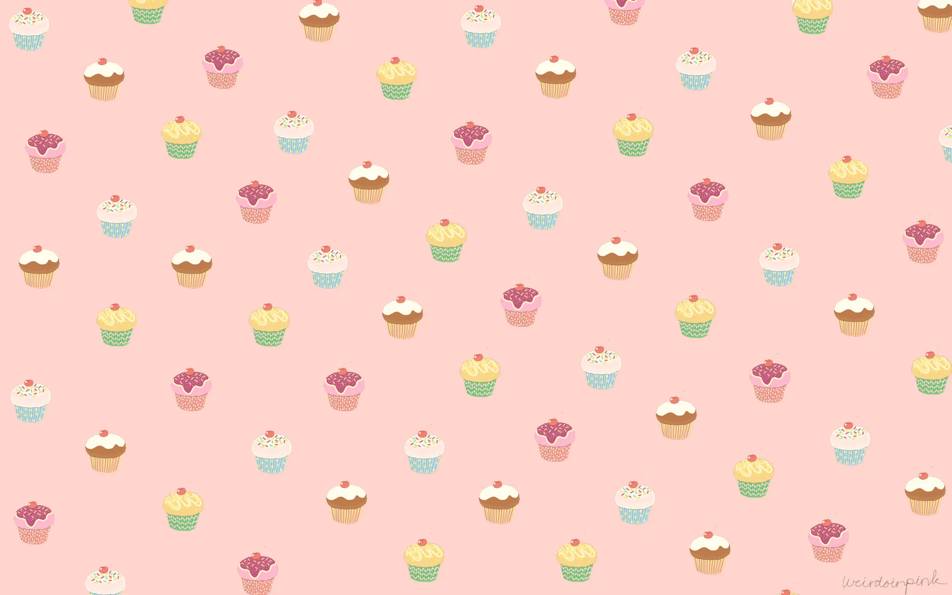Cute Cartoon Cupcake Desktop Backgrounds. ‹