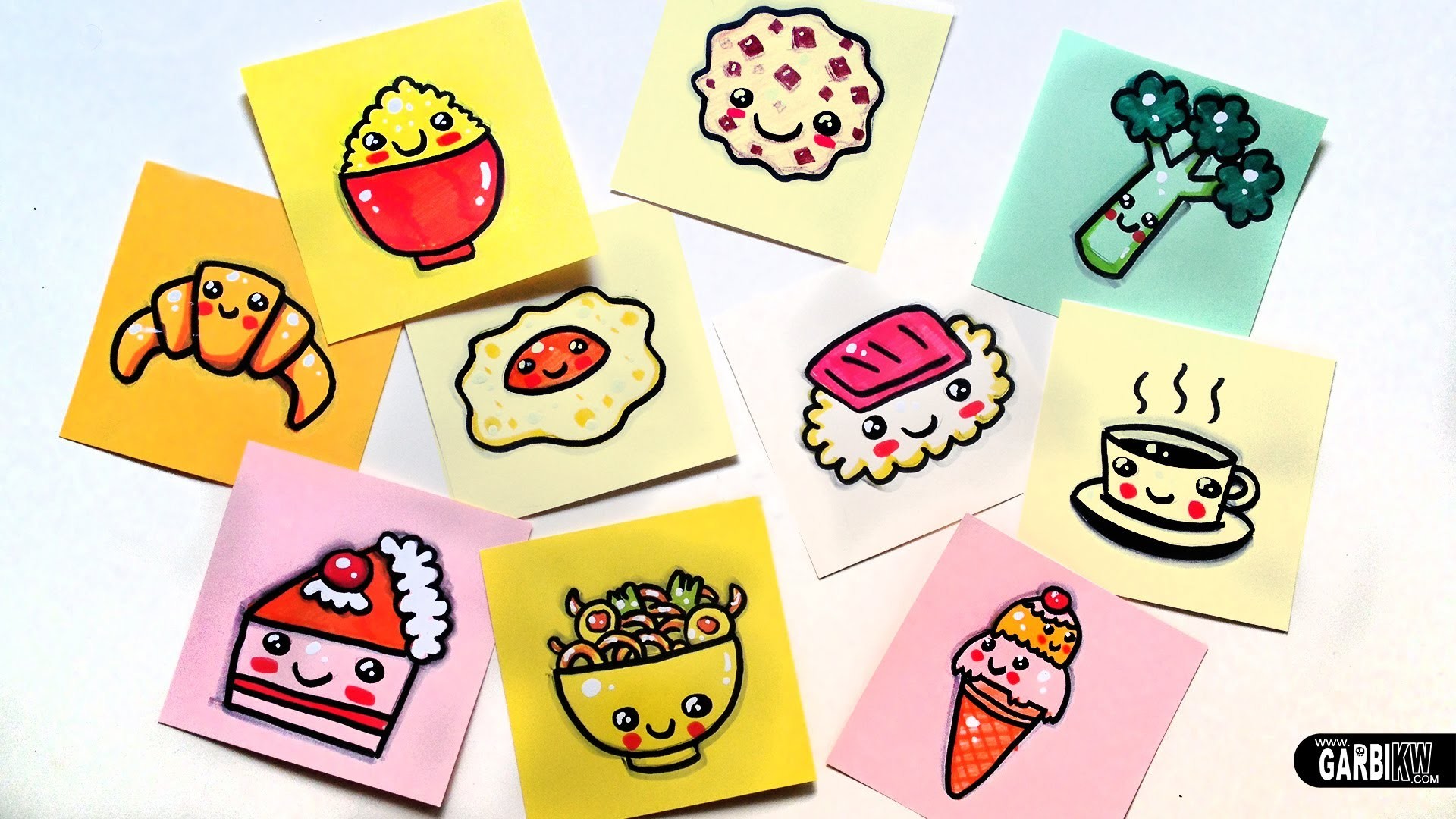 How To Draw Cute Food – news Easy and Kawaii Drawings by Garbi KW – YouTube