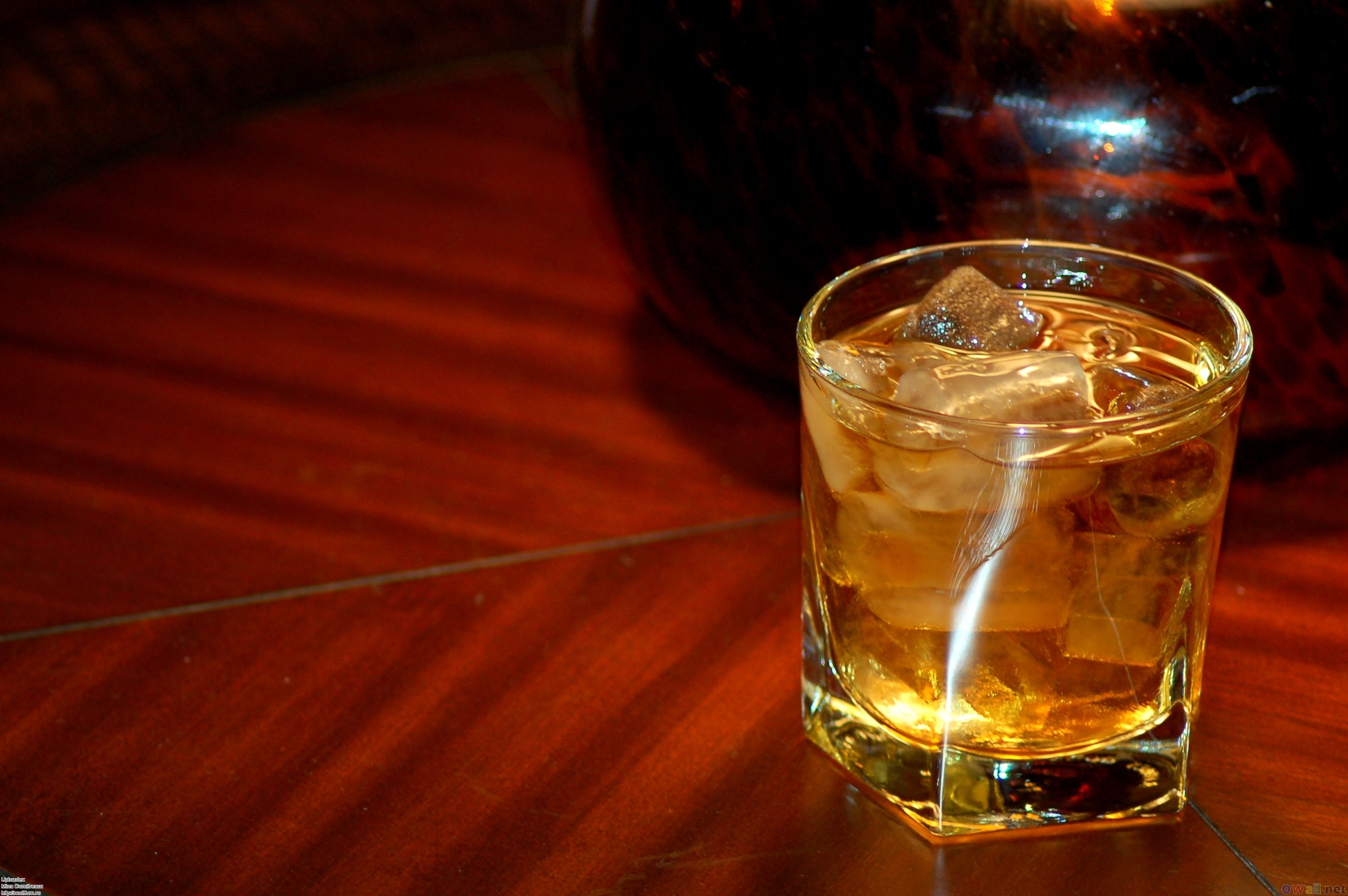 Whiskey on the rocks alcohol wallpaper 124454