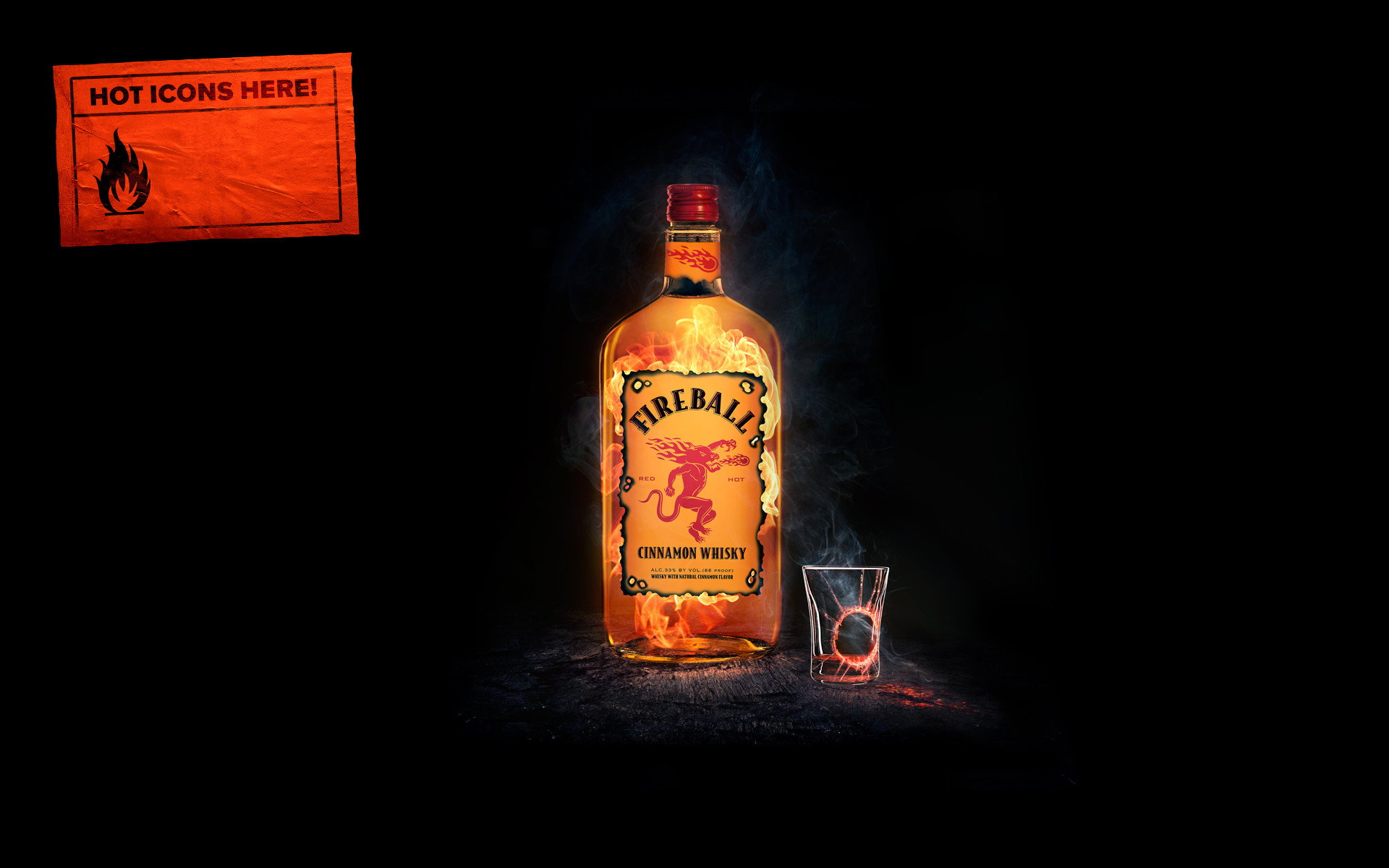 Download A Fireball Is Coming Out Of A Mans Head Wallpaper  Wallpaperscom