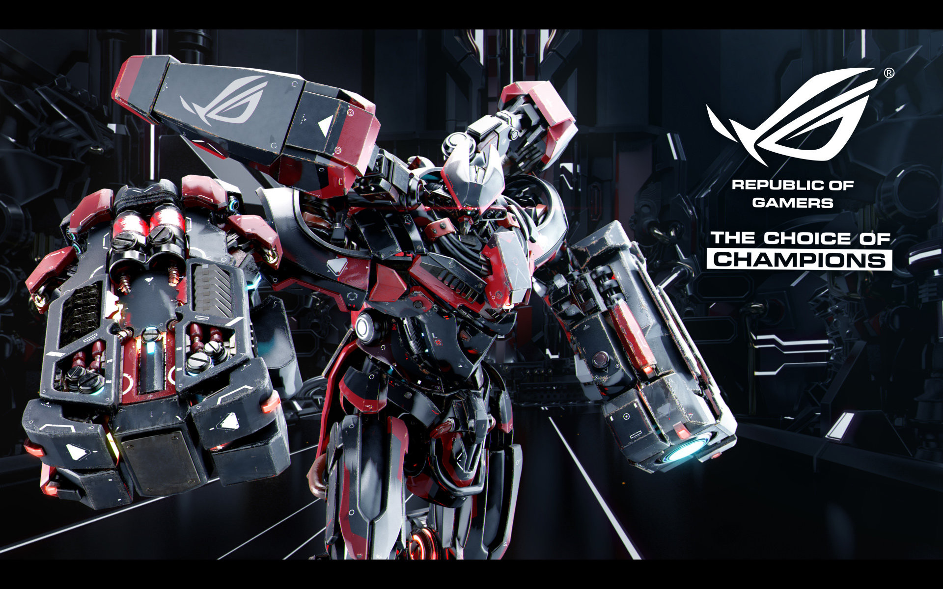 New ROG Wallpapers Mecha – Aug 2013 – WQHD and 4K now available. Archive – ASUS Republic of Gamers ROG The Choice of Champions Overclocking,