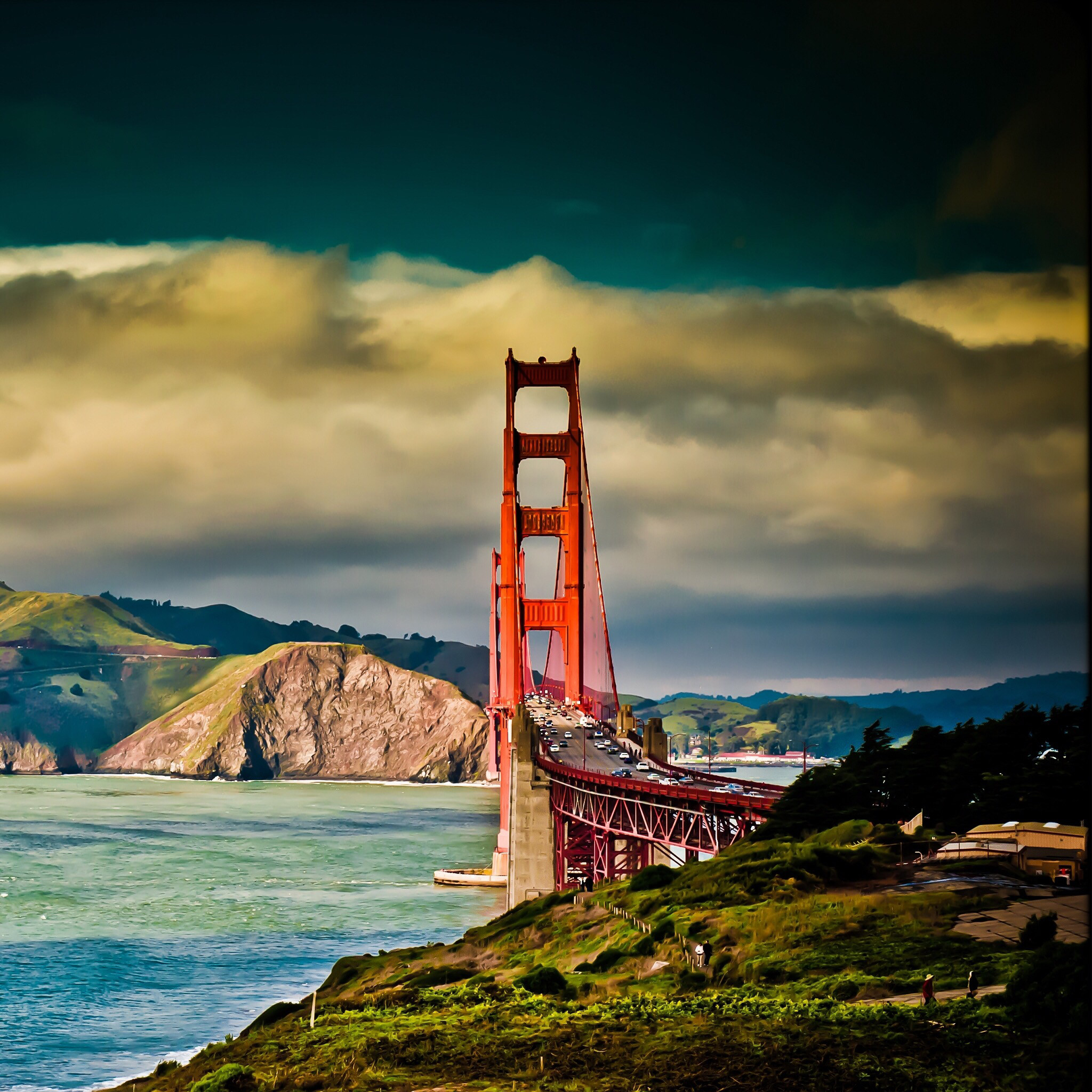 IPad mini Retina, Golden gate bridge San Francisco – Wallpaper