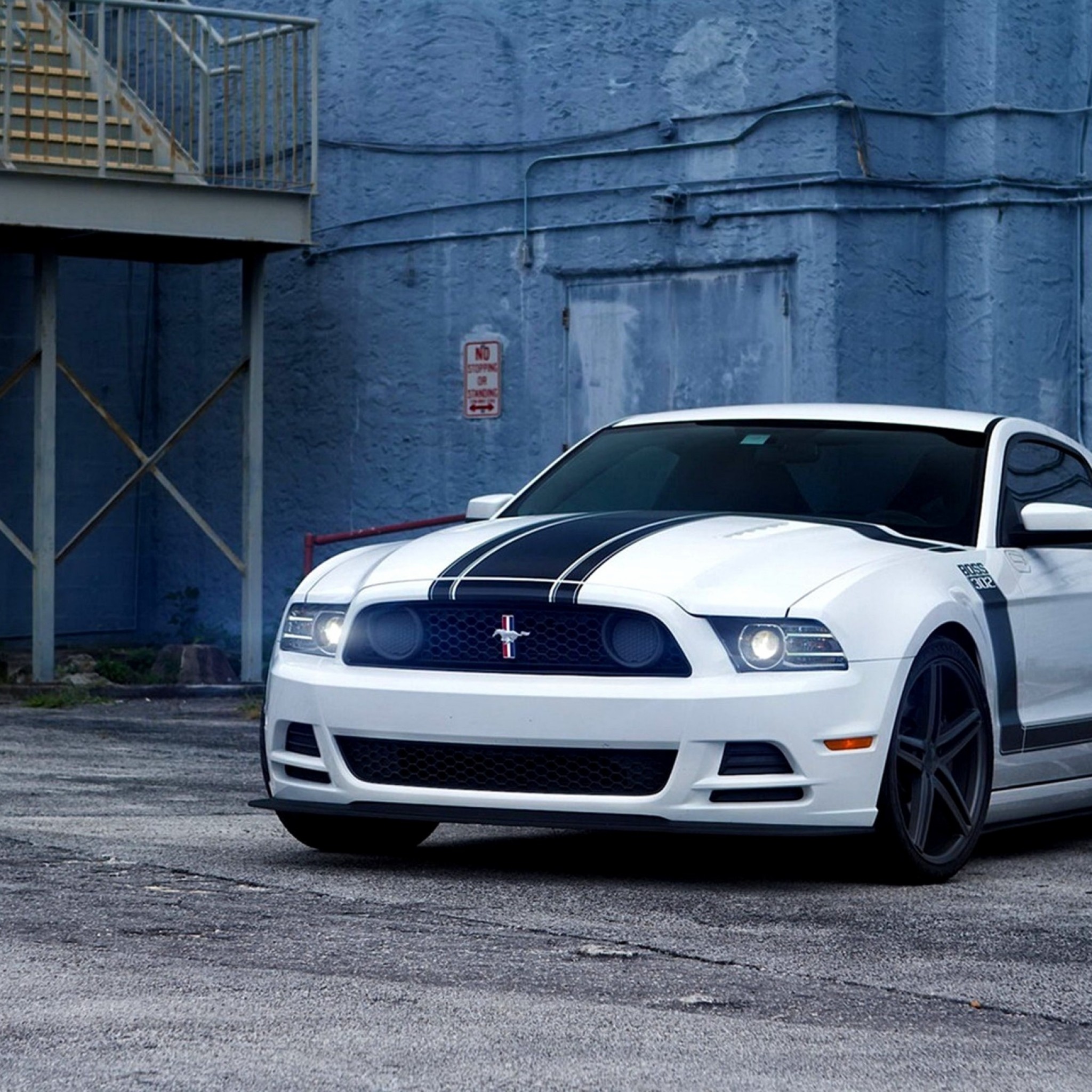 Wallpaper ford, mustang, muscle car, boss 302, white, style