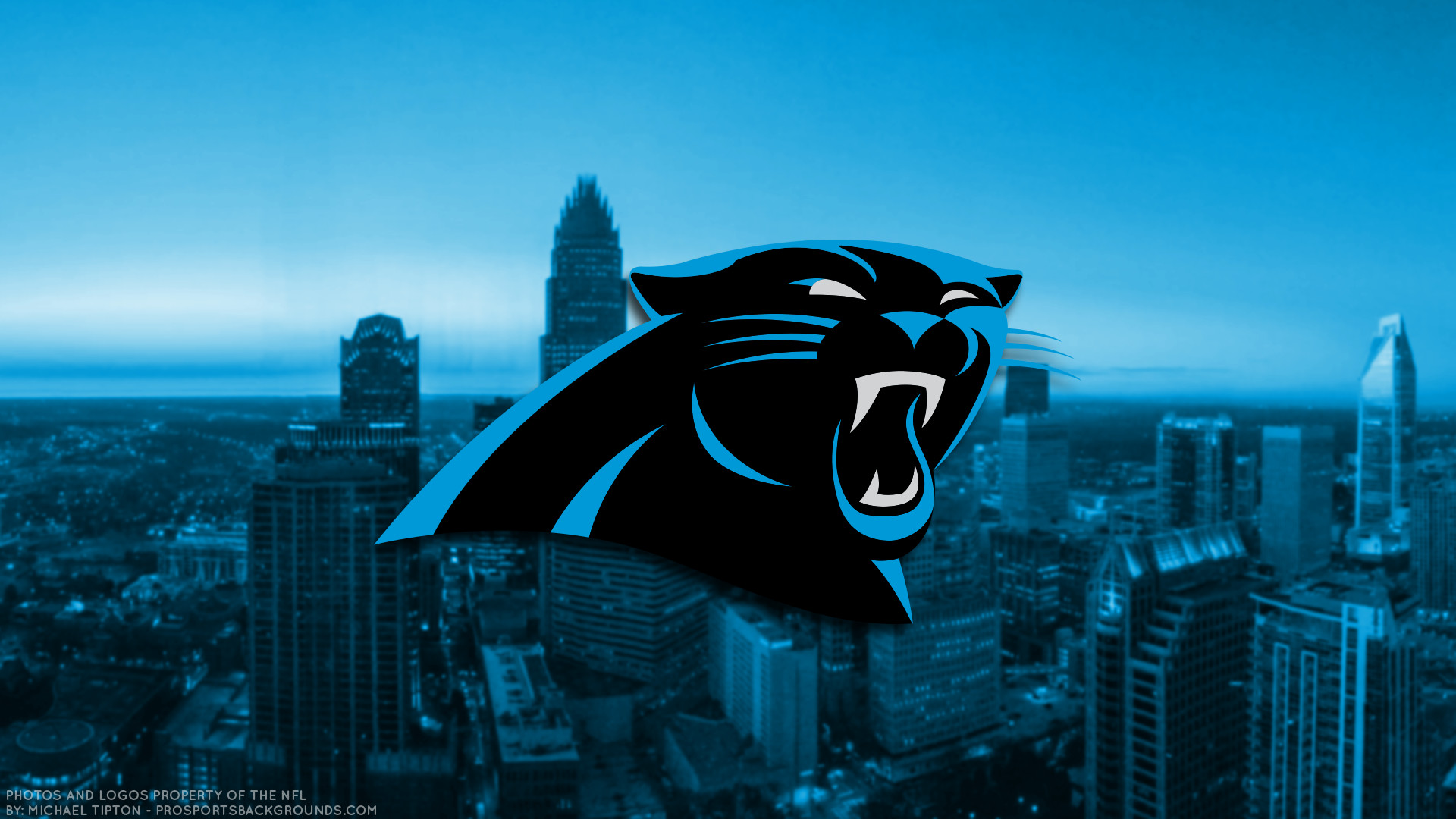 Carolina Panthers 2017 football logo wallpaper pc desktop computer